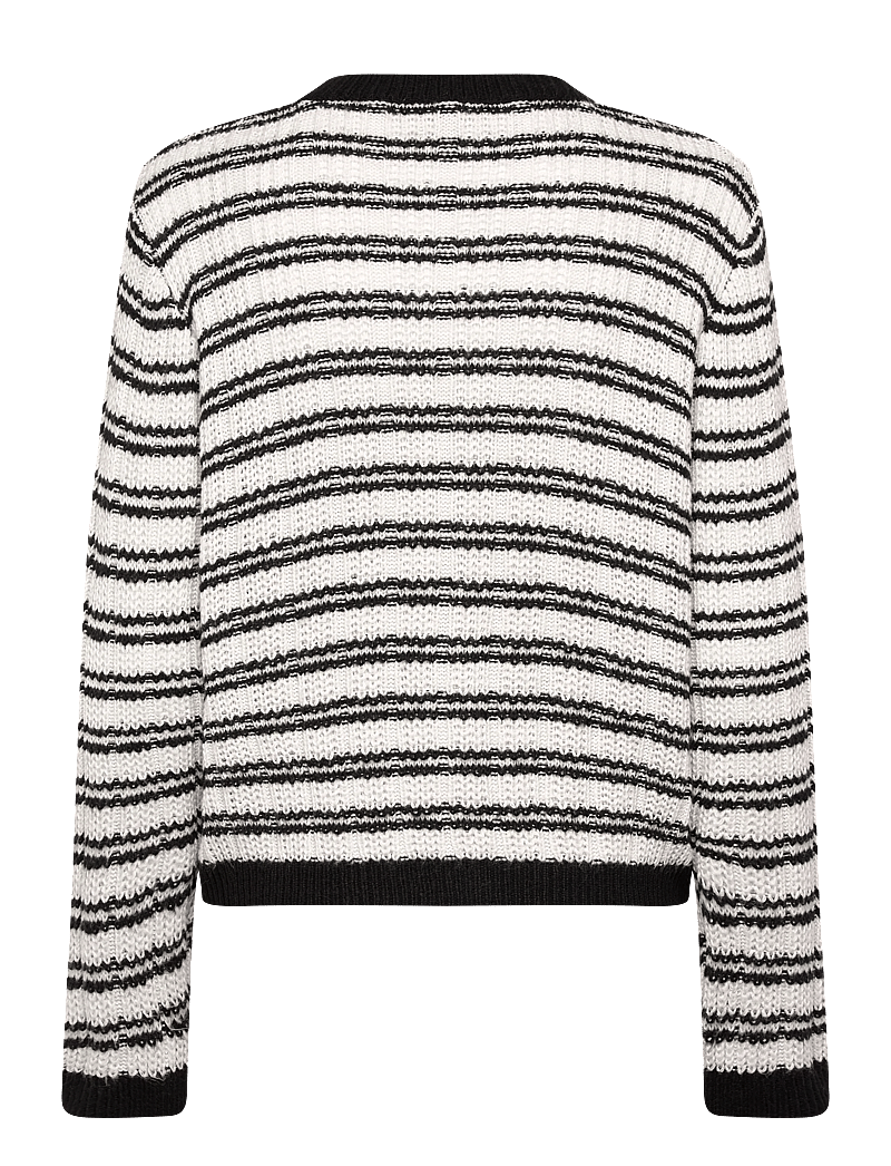 FREE/QUENT - FQJAZZ-CARDIGAN - neuletakit - moonbeam melange w. black - 1