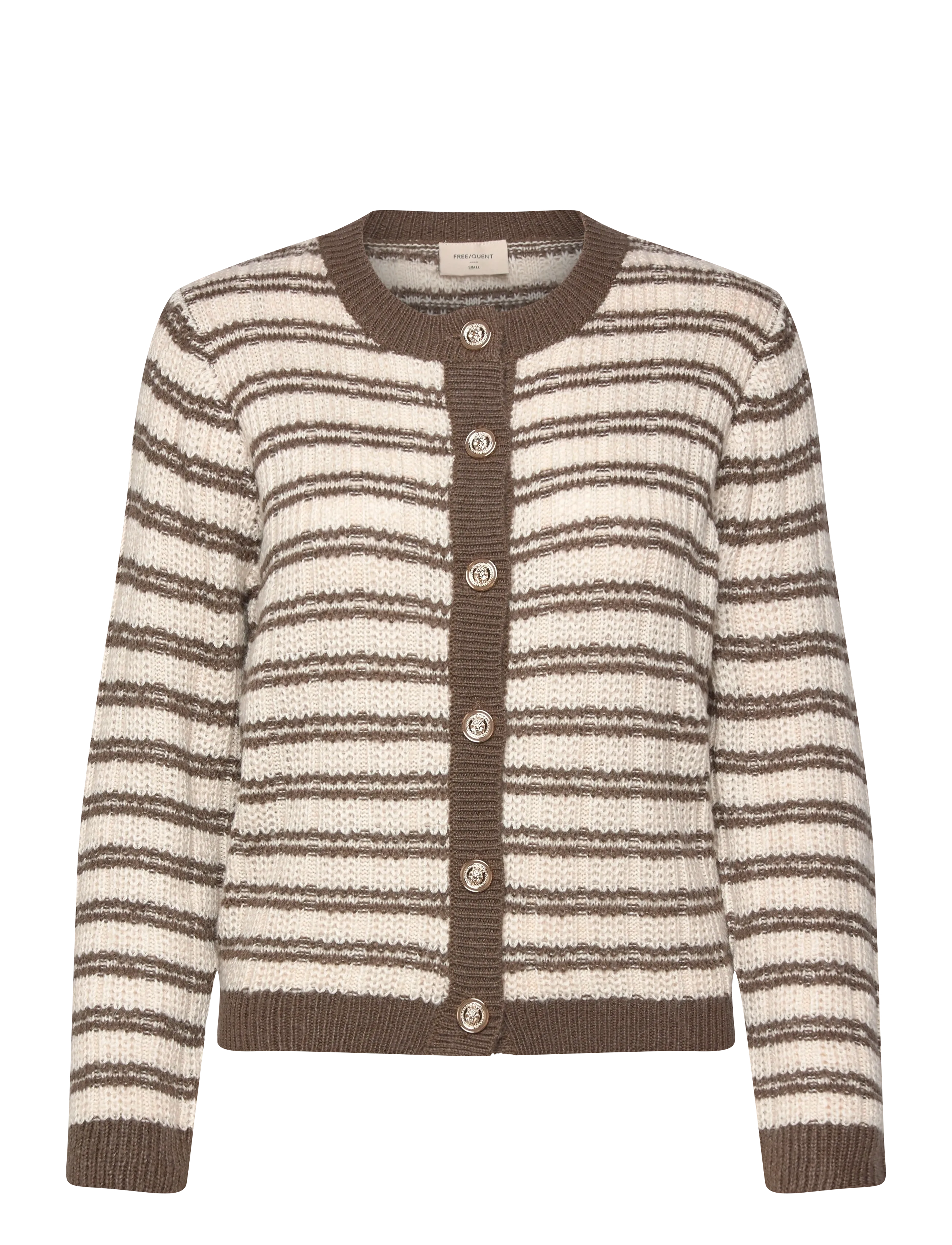 FREE/QUENT FQJAZZ-CARDIGAN - Cardigans - MOREL MEL W MOONBEAM MEL / khaki/green