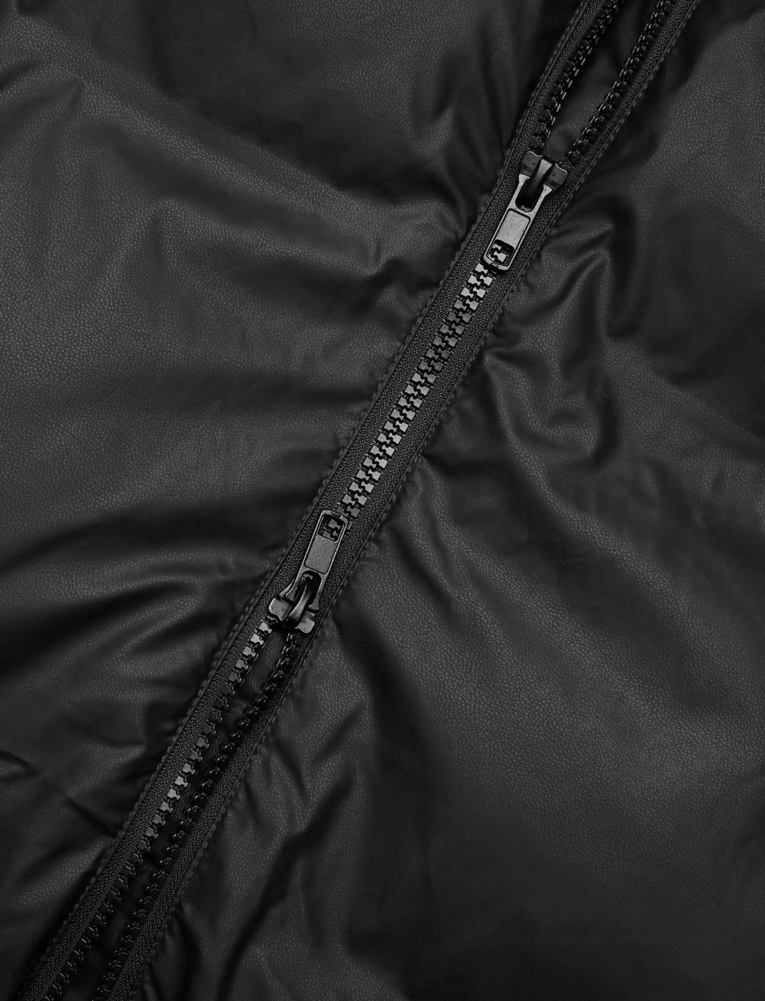 FREE/QUENT - Long jacket from Freequent in a matte, coated material with a heavy, insulating - black - 3