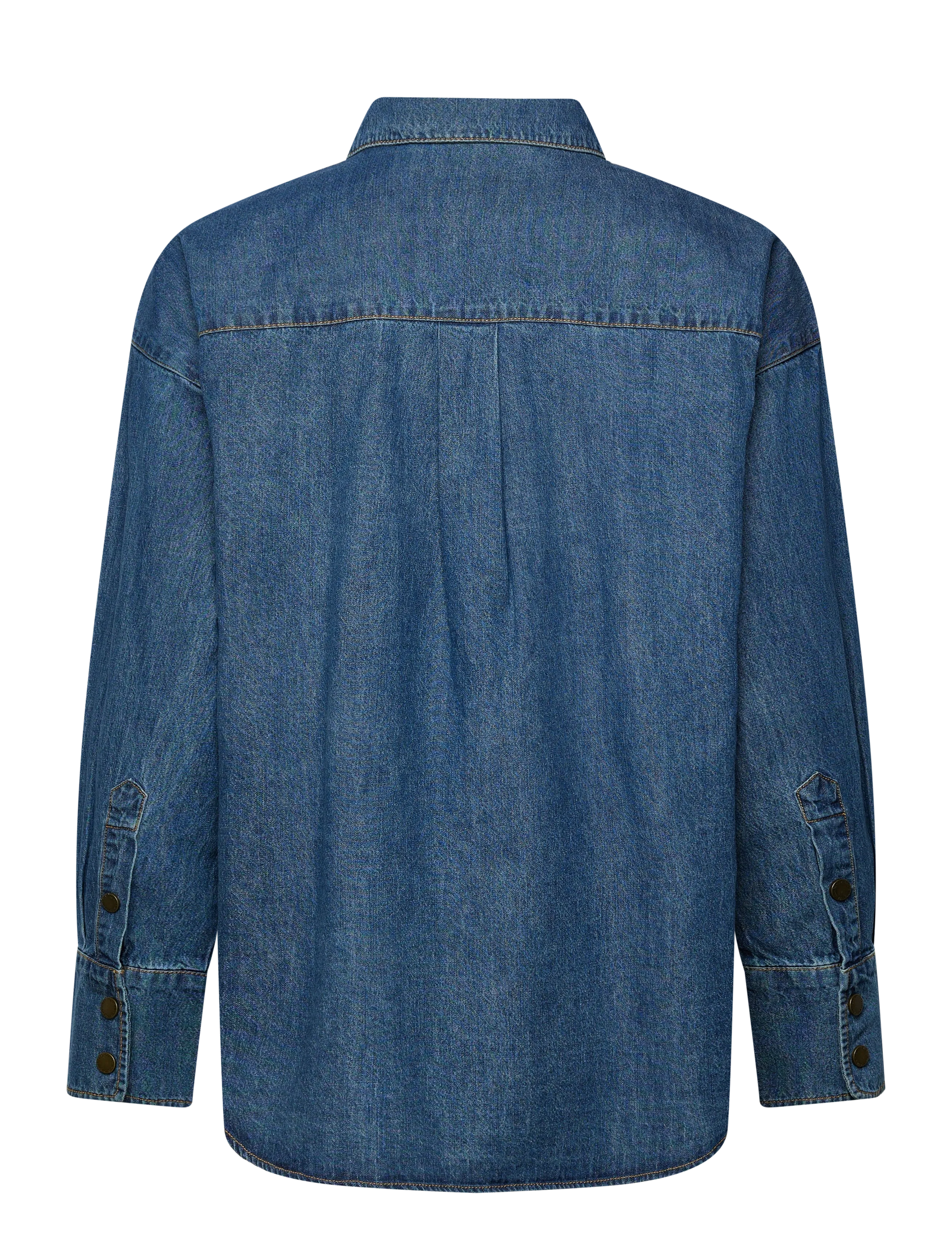 FREE/QUENT - Shirt from Freequent in a soft denim material. The shirt has a simple silhouette - chemises en jeans - medium blue denim - 2