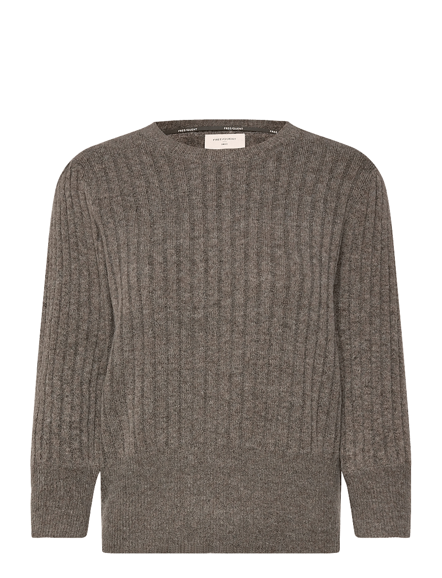 FREE/QUENT - FQHARA-PULLOVER - striktrøjer - morel melange - 1