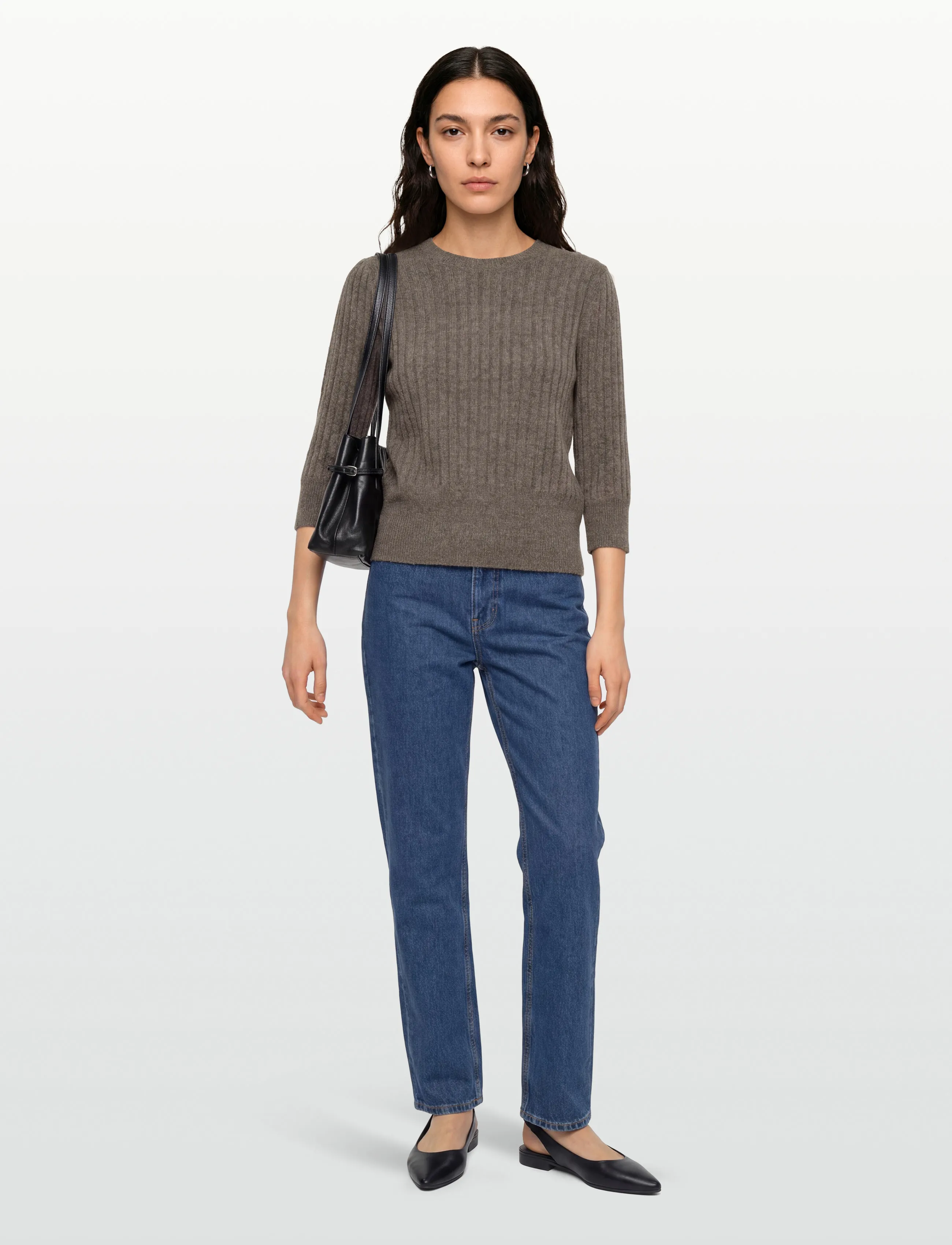 FREE/QUENT - FQHARA-PULLOVER - tröjor - morel melange - 0