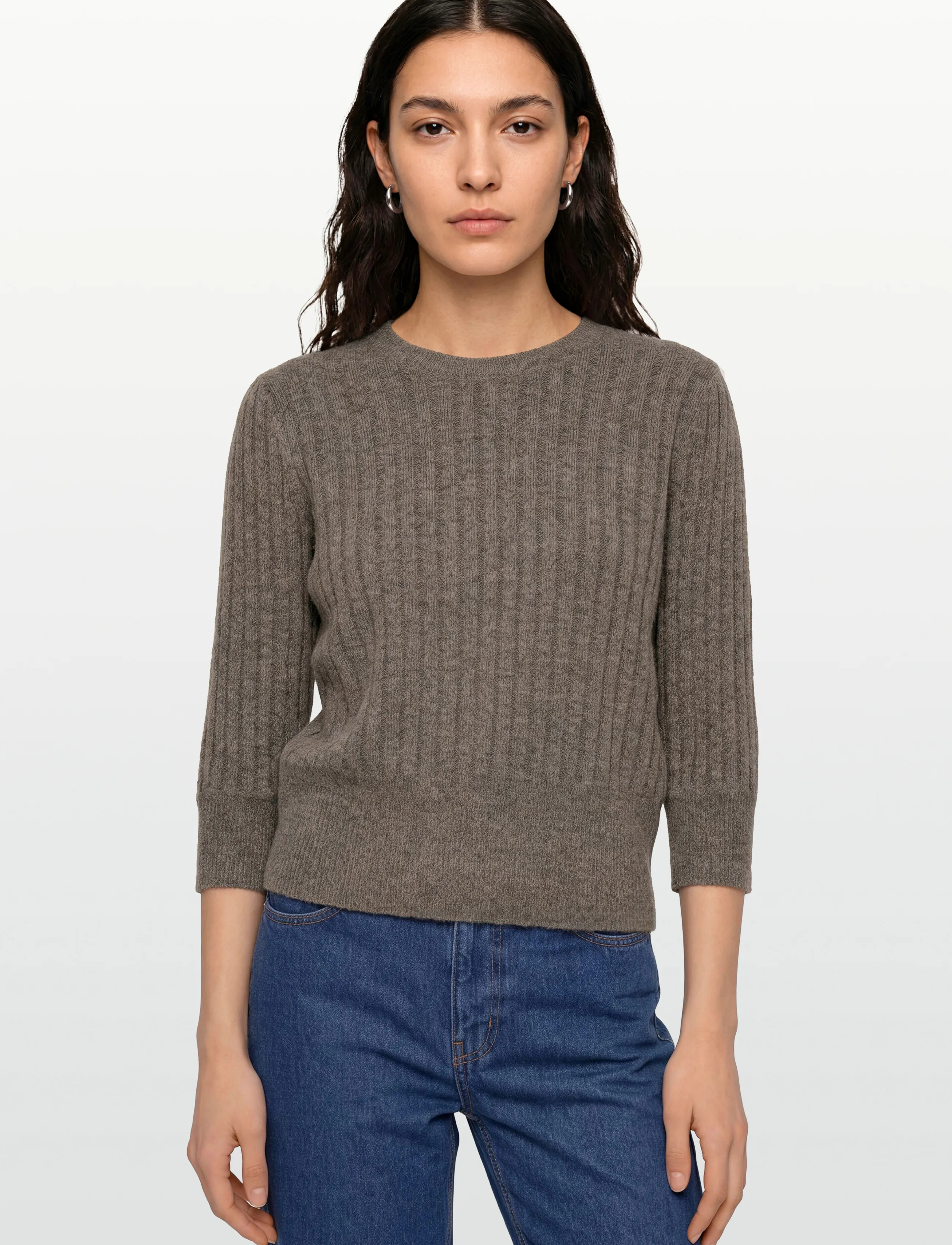 FREE/QUENT - FQHARA-PULLOVER - tröjor - morel melange - 3