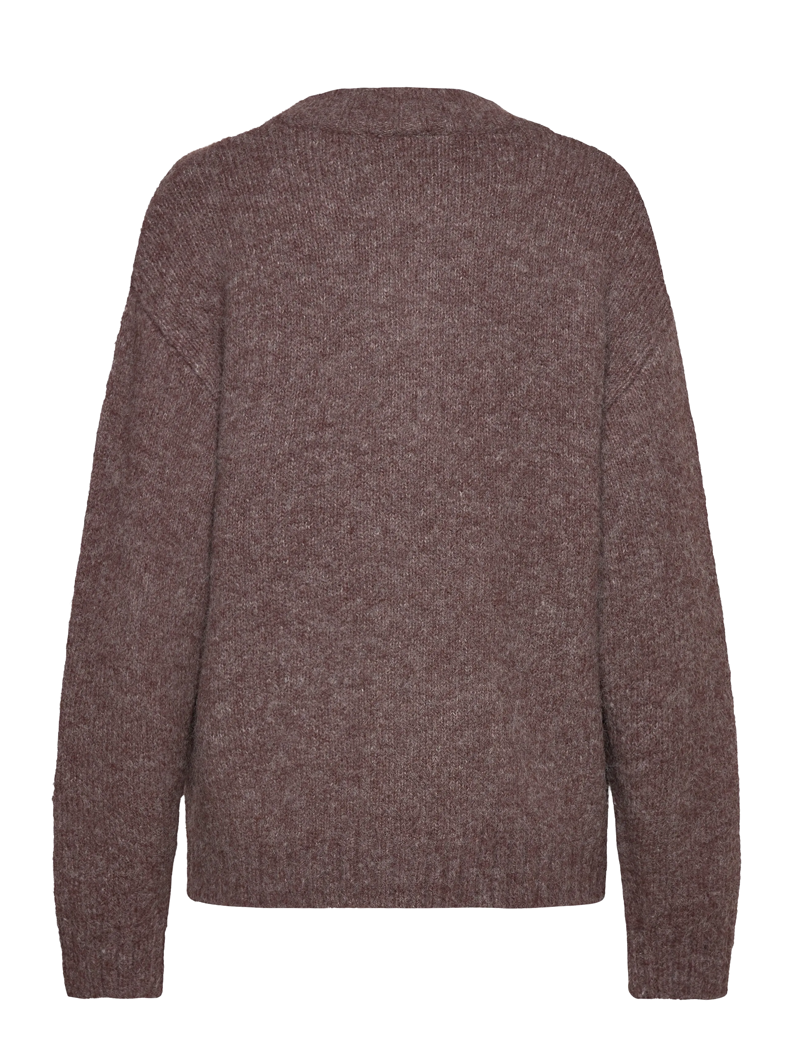 FREE/QUENT - FQGRSLULU-CARDIGAN - gilets - coffee bean melange - 1