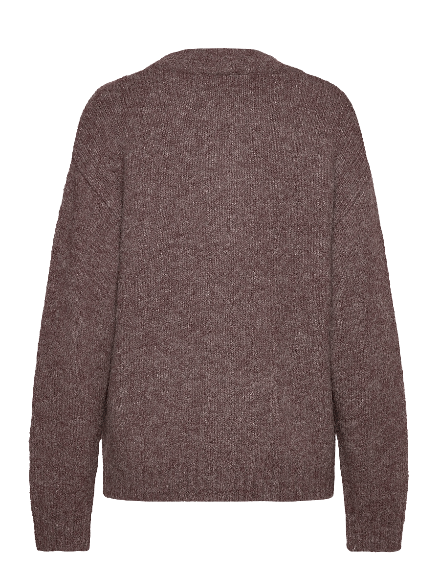 FREE/QUENT - FQGRSLULU-CARDIGAN - cardigans - coffee bean melange - 1
