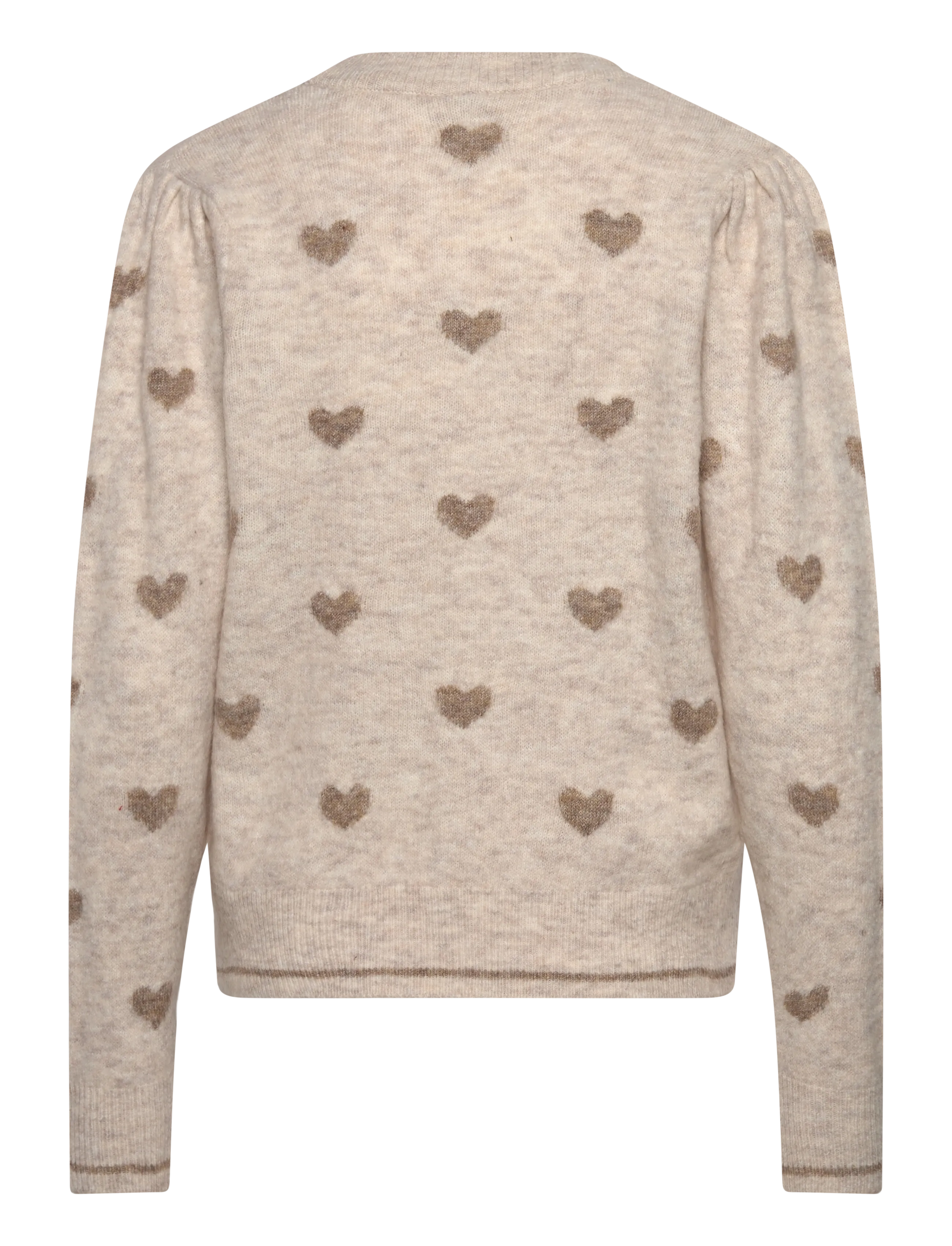 FREE/QUENT - FQFAITH-CARDIGAN - gilets - moonbeam mel w desert t mel - 2