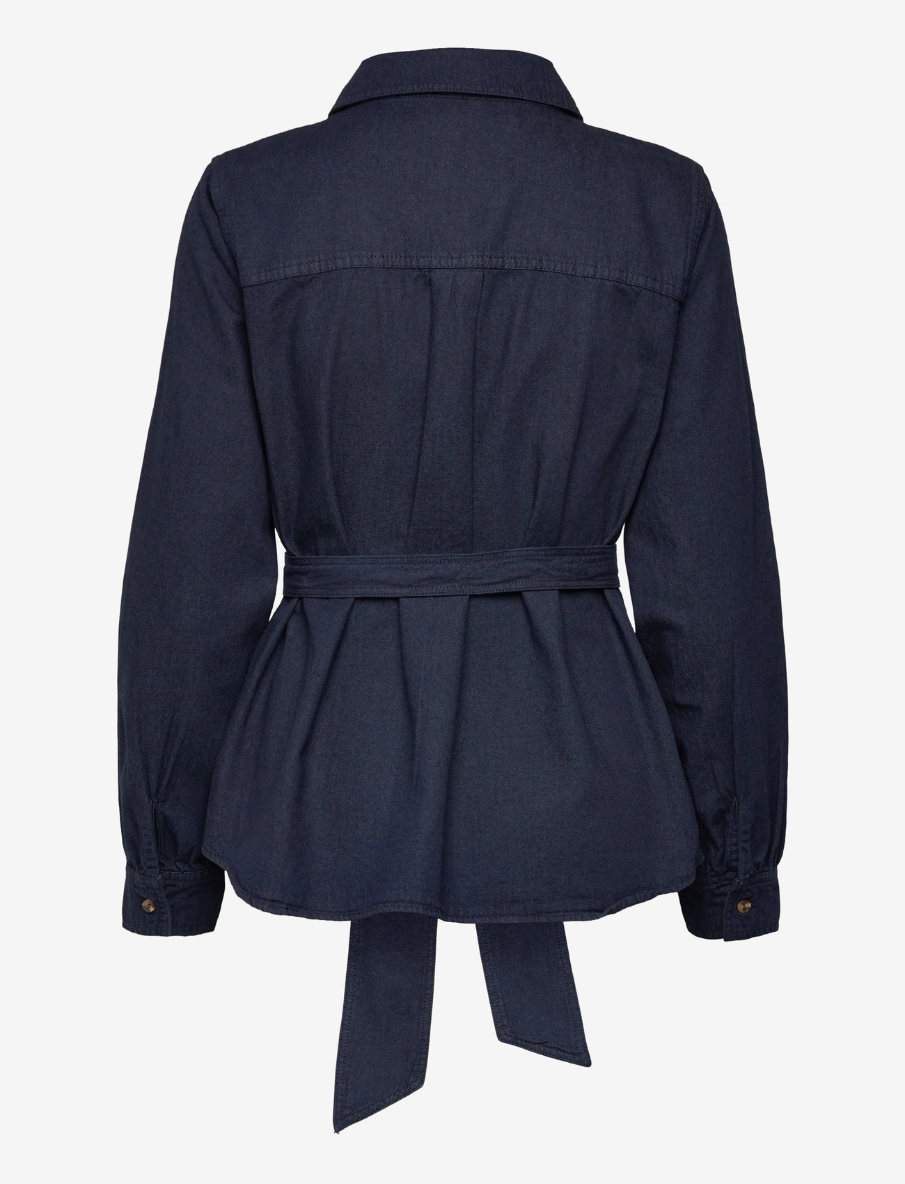 FREE/QUENT - FQLISEA-SHIRT - long-sleeved shirts - indigo blue denim - 1