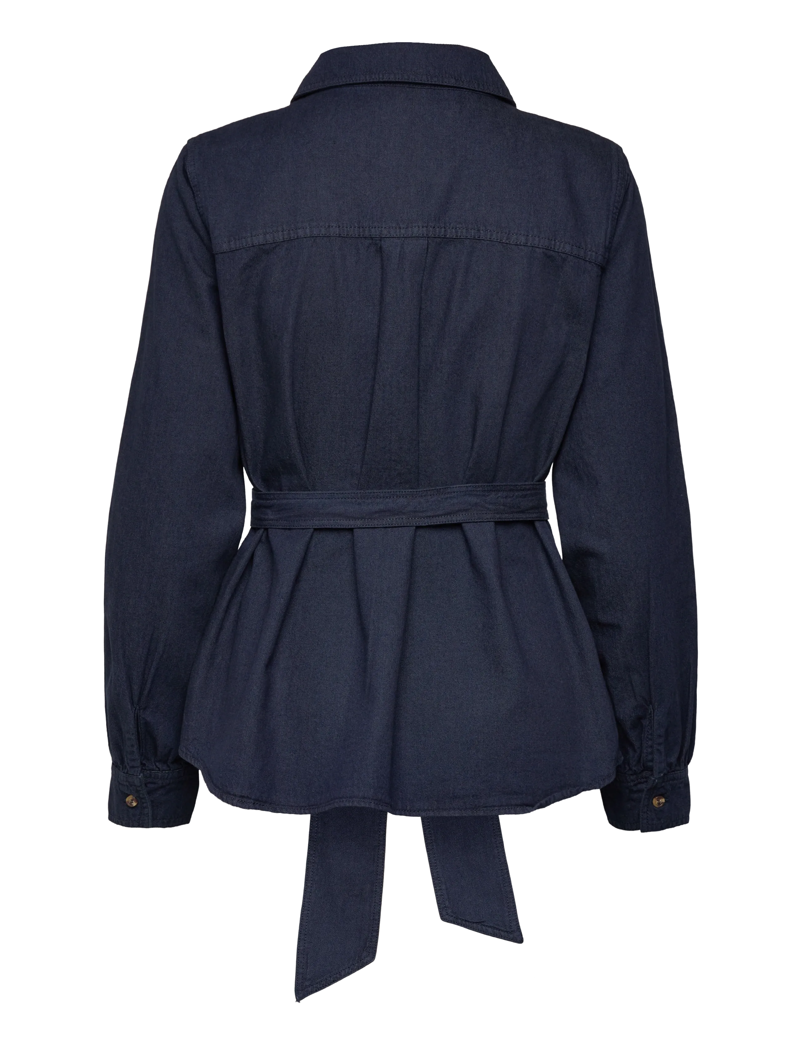 FREE/QUENT - FQLISEA-SHIRT - koszule z długimi rękawami - indigo blue denim - 1