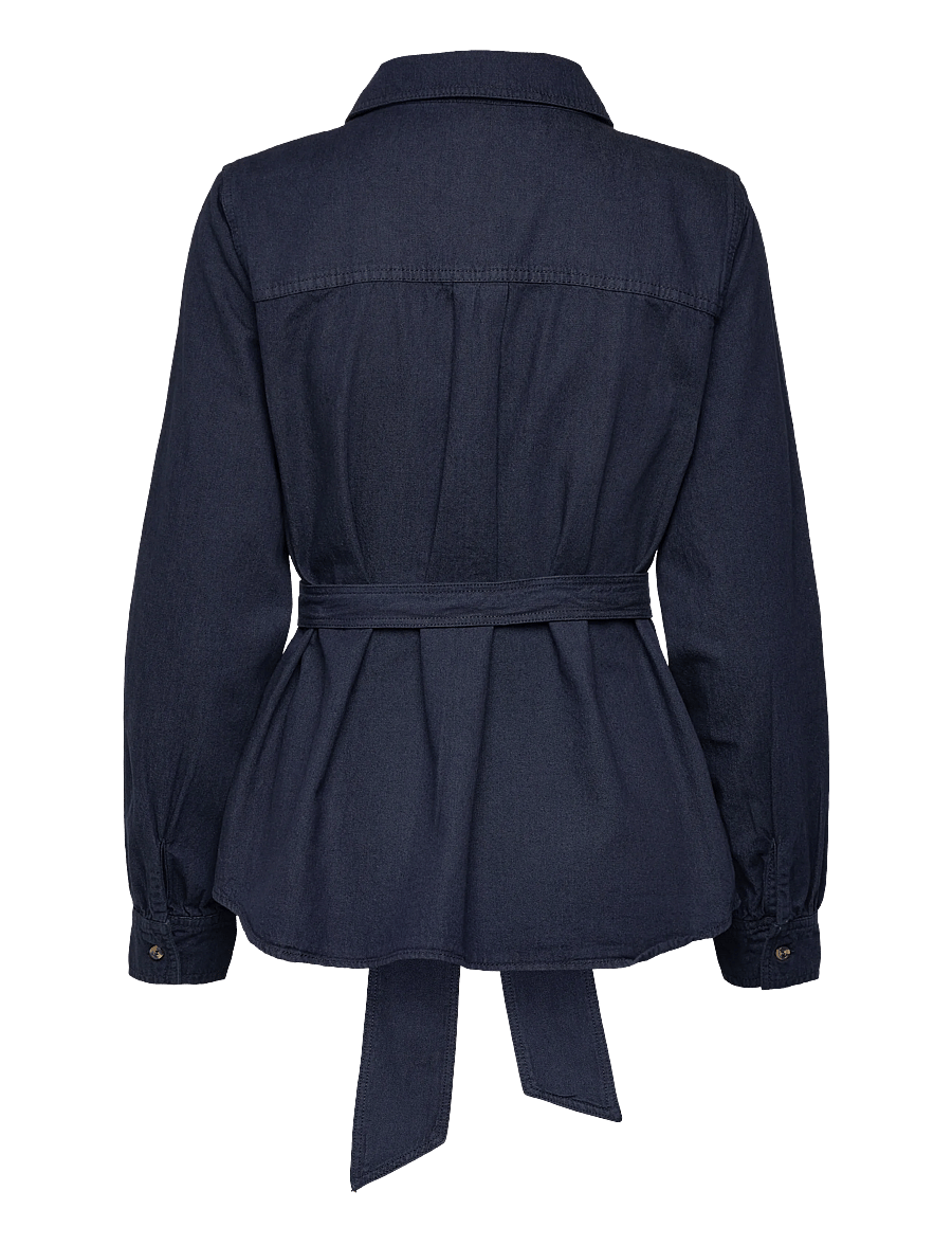 FREE/QUENT - FQLISEA-SHIRT - chemises à manches longues - indigo blue denim - 1