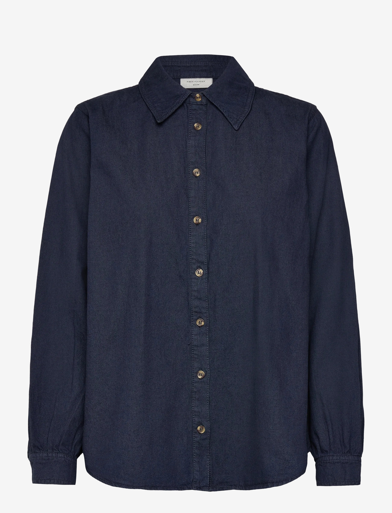 FREE/QUENT - FQLISEA-SHIRT - long-sleeved shirts - indigo blue denim - 3