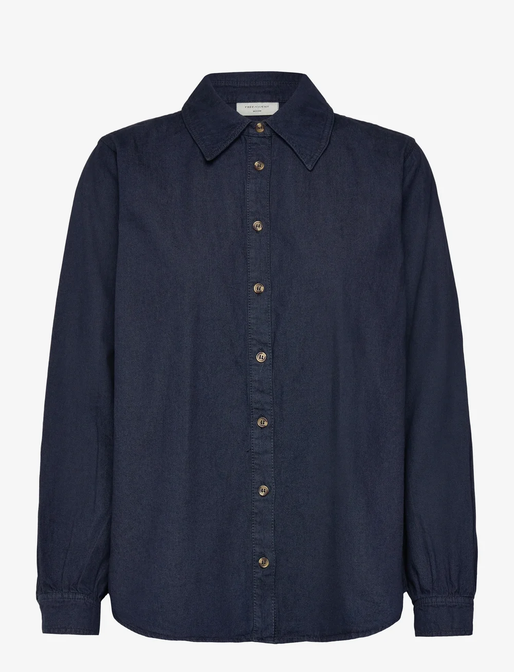 FREE/QUENT - FQLISEA-SHIRT - pikkade varrukatega särgid - indigo blue denim - 3