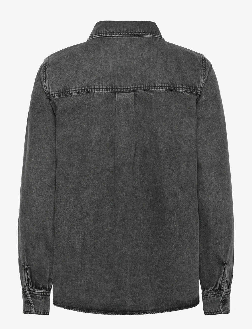 FREE/QUENT - FQLISEA-SHIRT - long-sleeved shirts - vintage grey denim - 1
