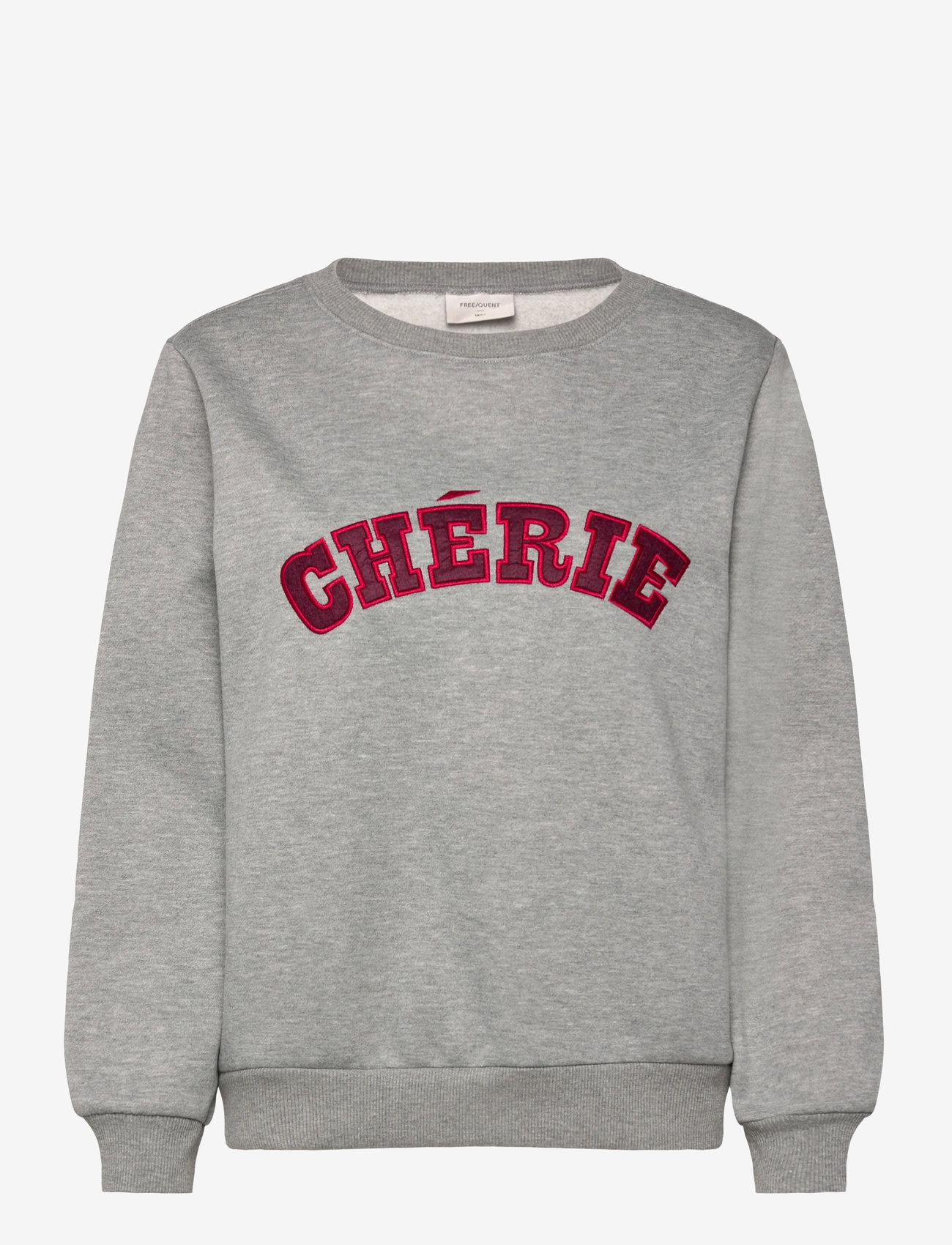 FREE/QUENT - FQWANA-PULLOVER - hverdags stil - med. grey mel. w. port royale - 1