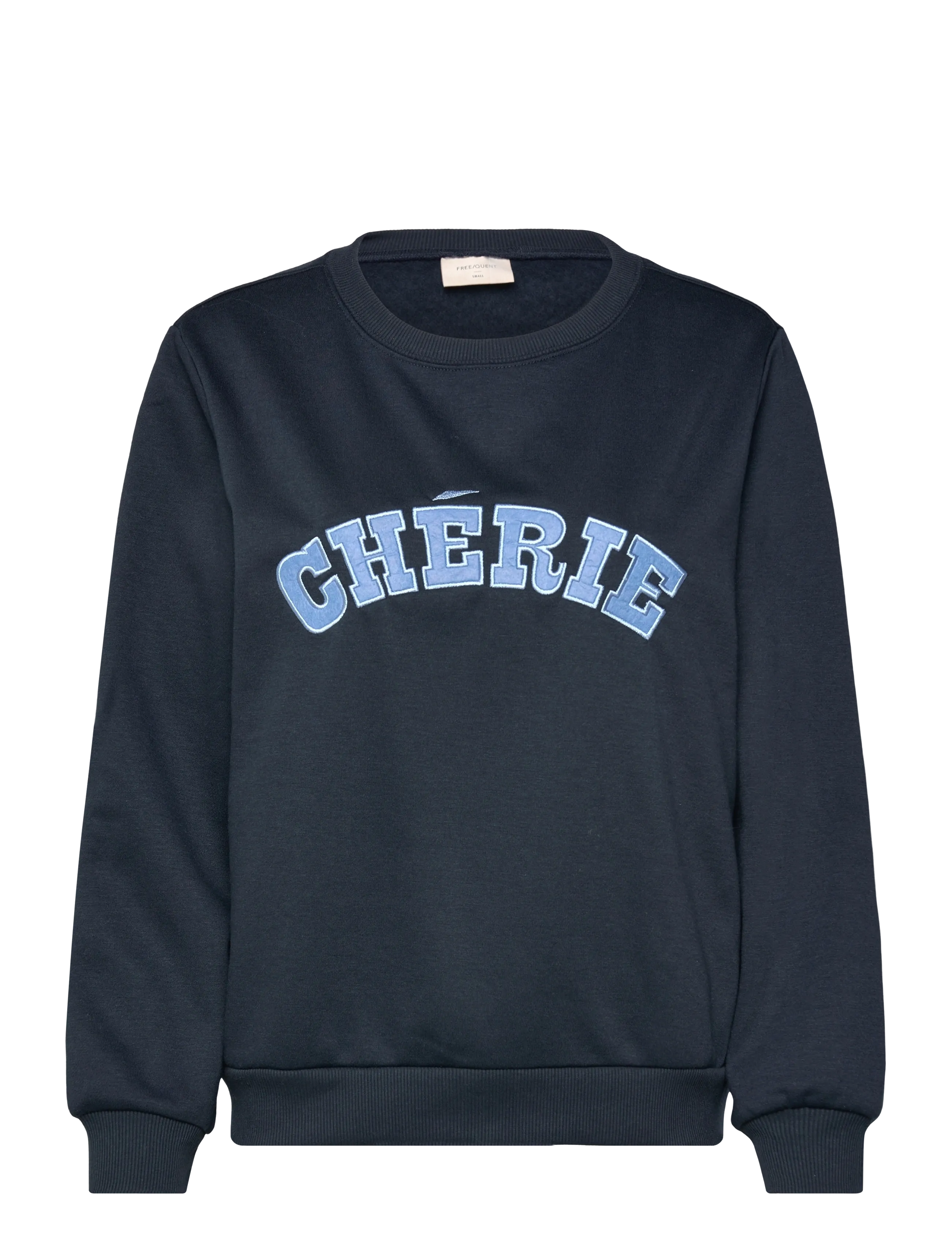 FREE/QUENT Pullover, Kvinder, Sweatshirt, Navy, Str: XS