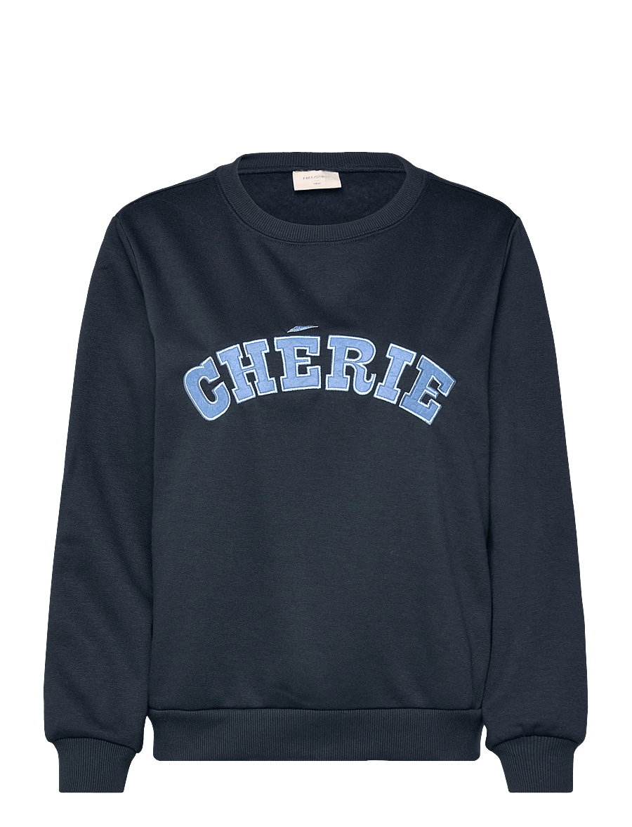 FREE/QUENT - FQWANA-PULLOVER - sweatshirts - salute w. wedgewood - 0