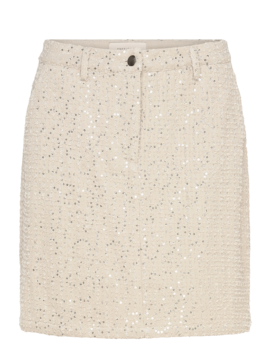 FREE/QUENT - Pants Freequent - paillet nederdele - moonbeam - 0