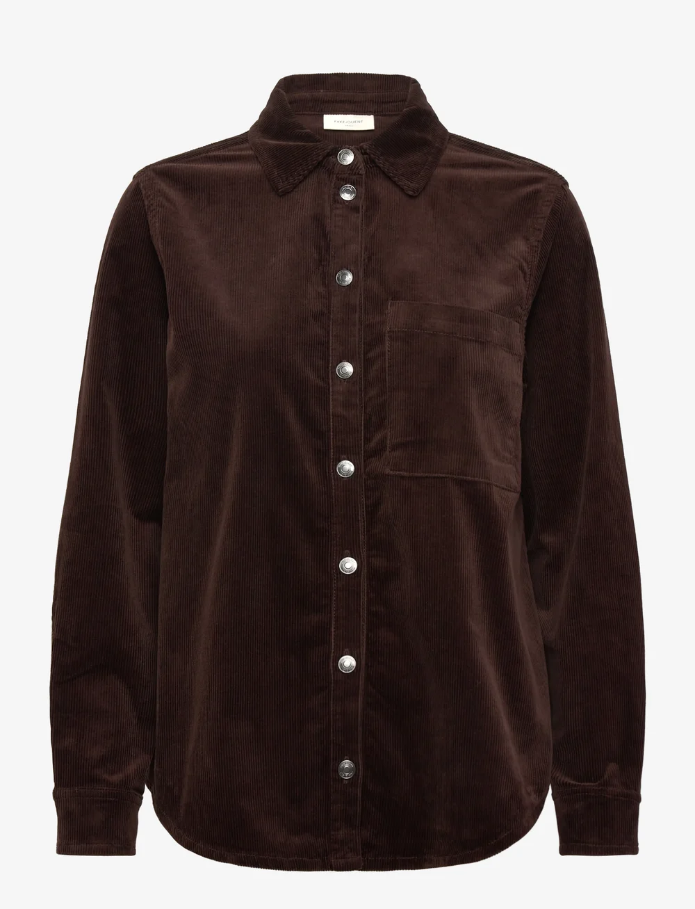 FREE/QUENT - Shirt - long-sleeved shirts - coffee bean - 0