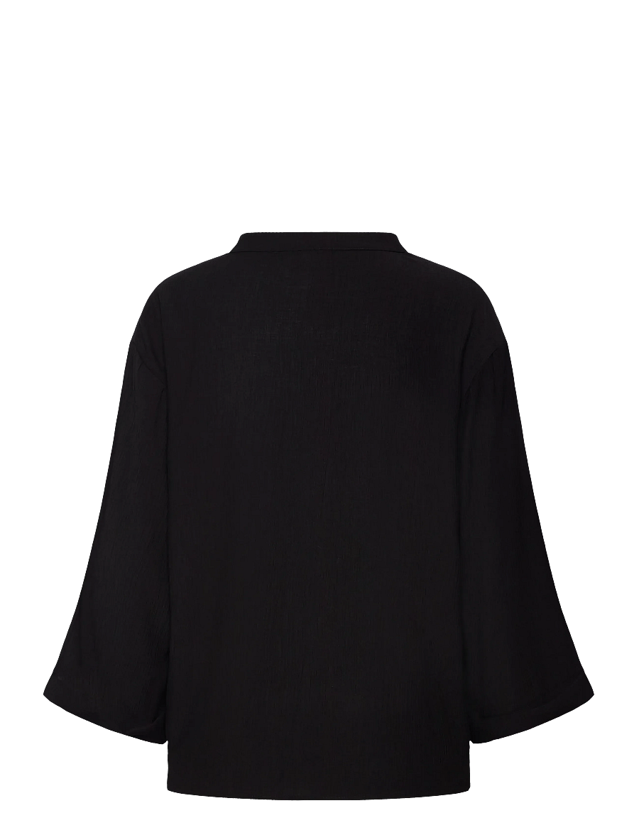 FREE/QUENT - FQLAGUNA-BLOUSE - langærmede bluser - black - 1