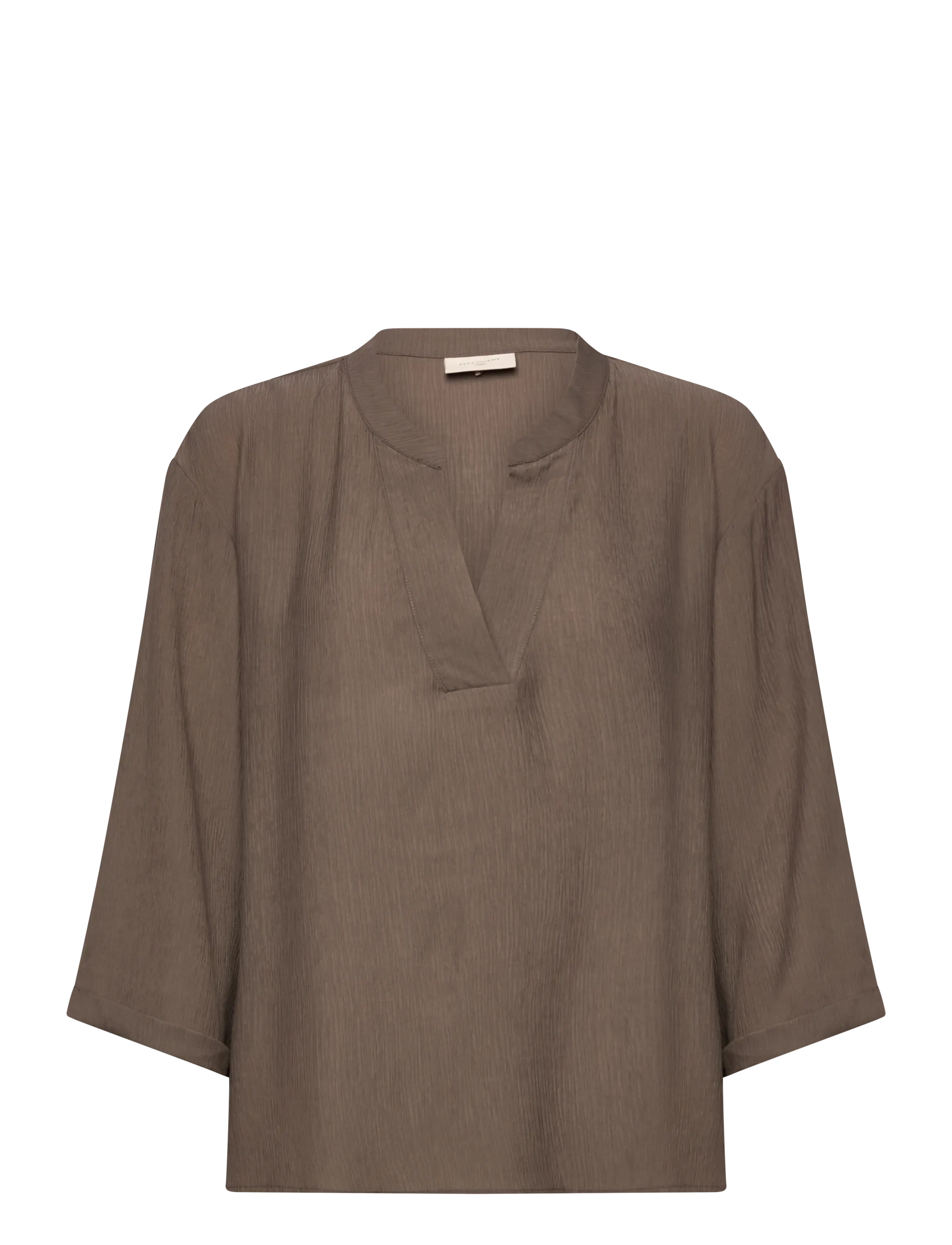 FREE/QUENT Fqlaguna-Bluse Braun - S - Damen