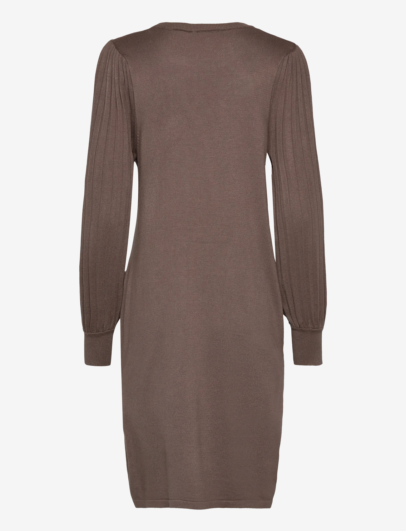 FREE/QUENT - Dress from Freequent in a soft, fine-knit material. The dress has a simple silho - knitted dresses - morel - 1