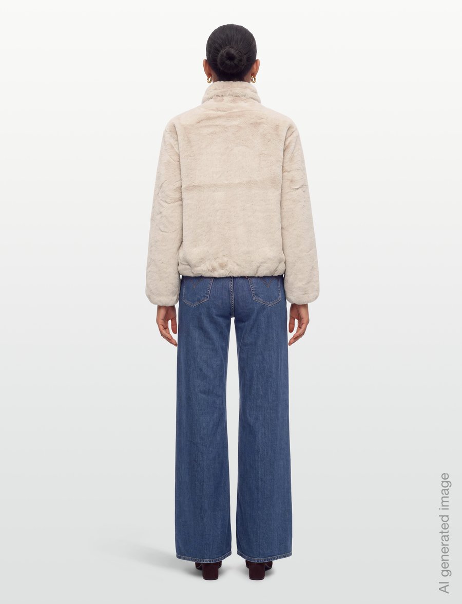 FREE/QUENT - FQFONY-JACKET - kunstpelz - moonbeam - 4