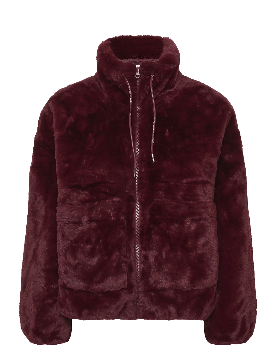 FREE/QUENT - FQFONY-JACKET - kunstkarusnahk - port royale - 0