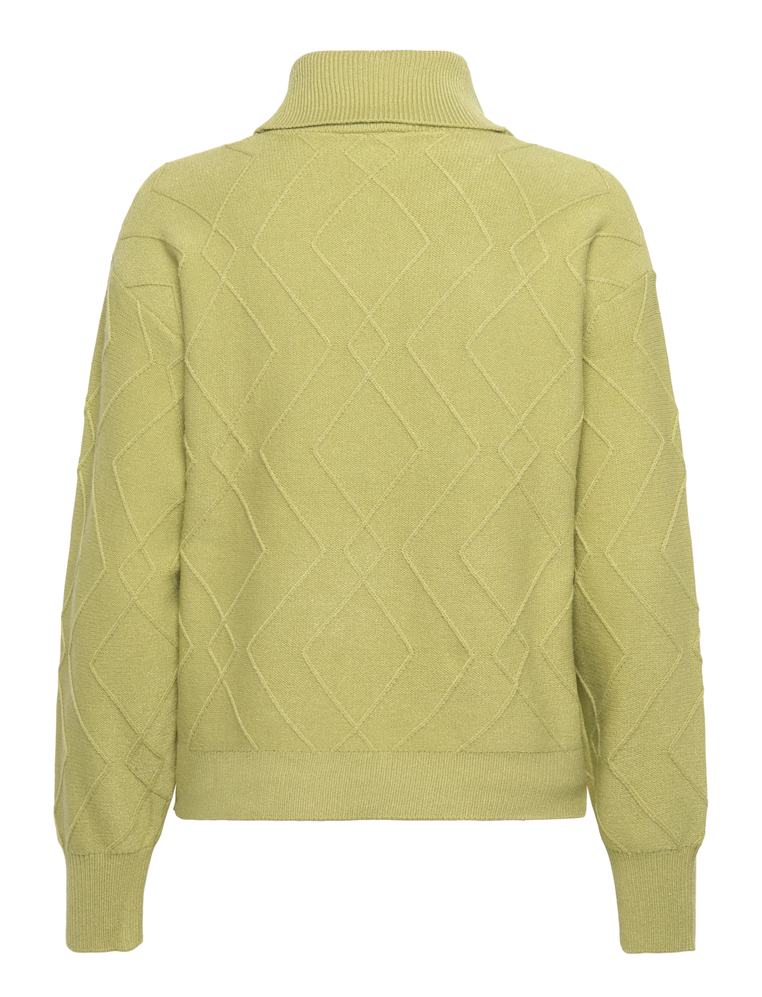 FREE/QUENT - Pullover from Freequent in a soft, knitted material with a lovely pattern. The p - stickade tröjor - fern - 1