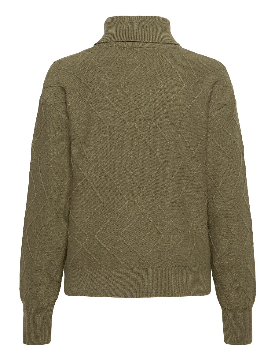 FREE/QUENT - Pullover from Freequent in a soft, knitted material with a lovely pattern. The p - megztiniai - winter moss - 1