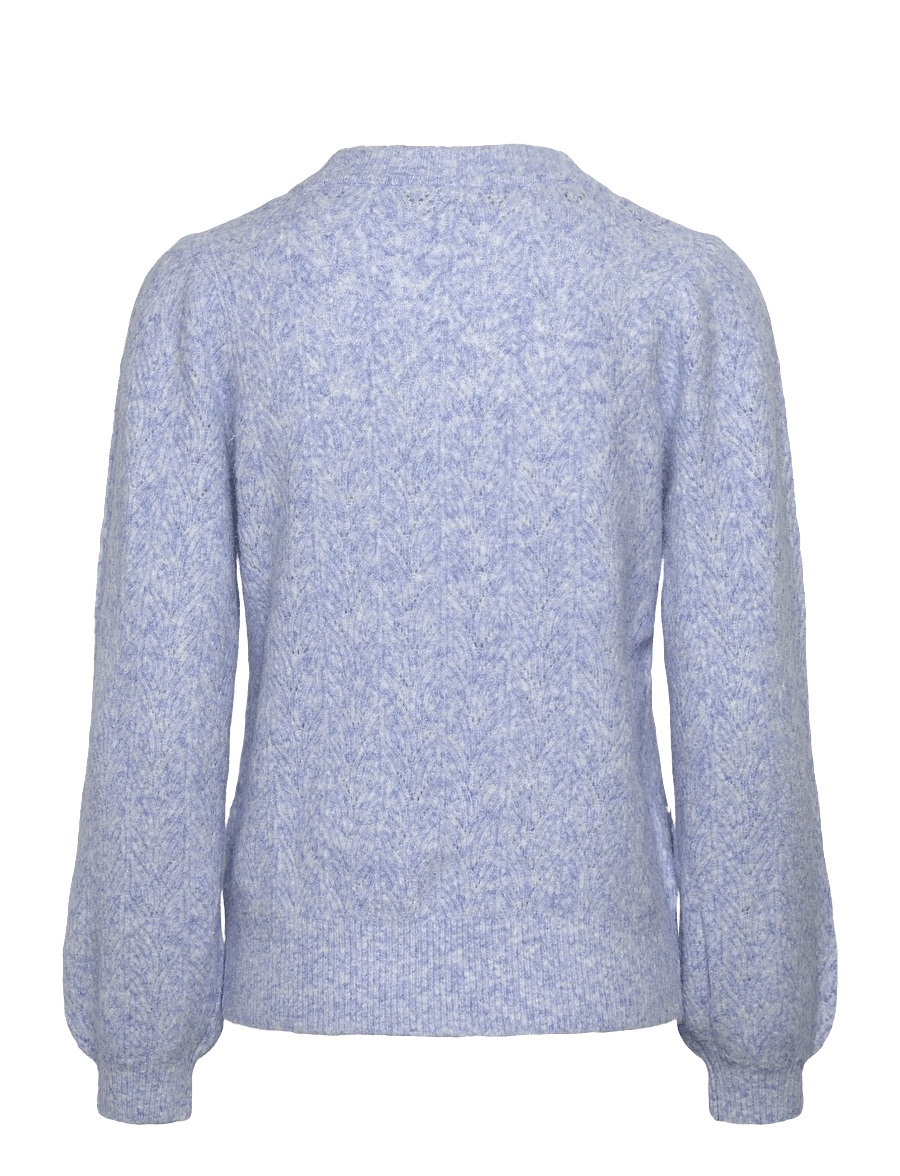 FREE/QUENT - FQGRSEVALIN-PULLOVER - striktrøjer - serenity melange - 2