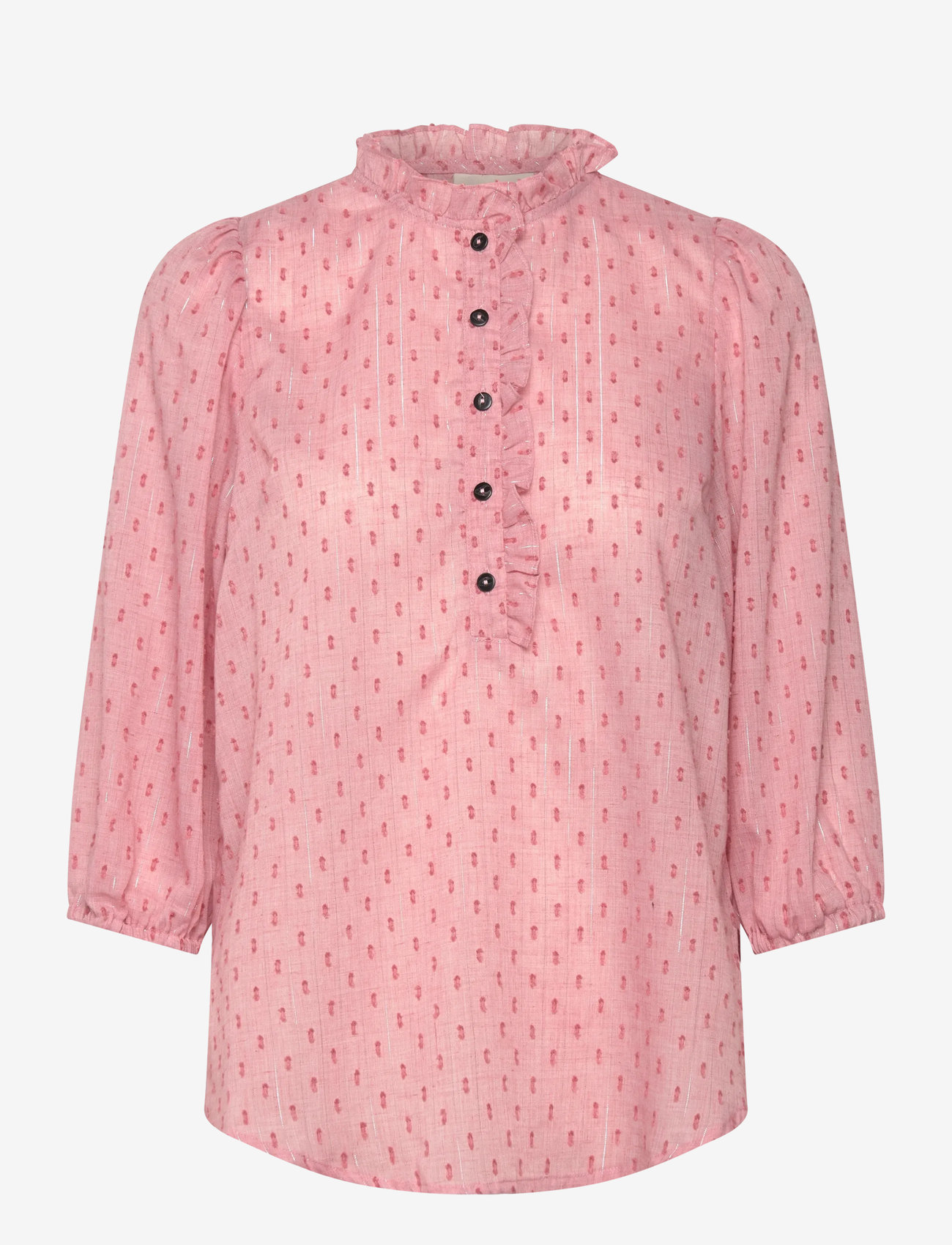 FREE/QUENT - Blouse  - långärmade blusar - pale mauve melange - 0