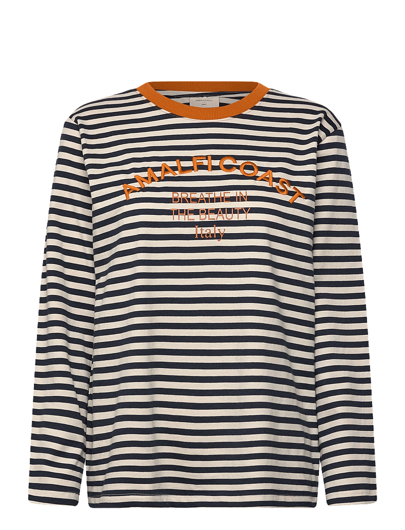 FREE/QUENT - FQJEMMA- TEE - langærmede toppe - salute w. moonbeam - 0