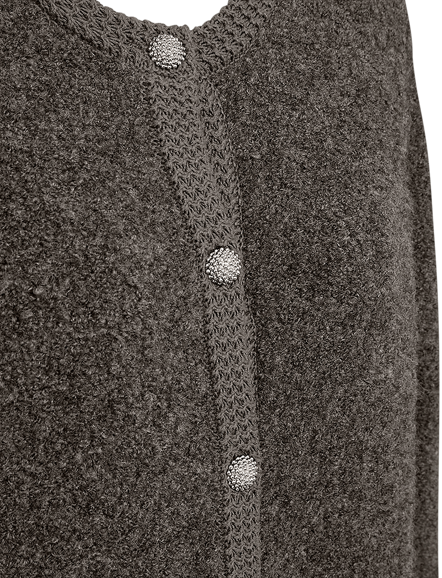 FREE/QUENT - FQGRSCHRISTA-CARDIGAN - koftor - morel melange - 4