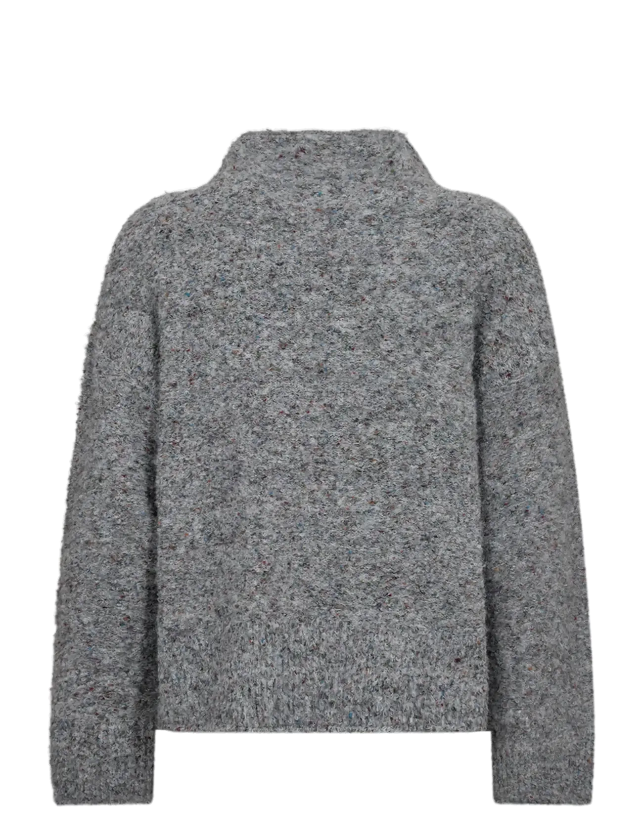 FREE/QUENT - FQGRSNEMES-PULLOVER - striktrøjer - dark grey melange - 1