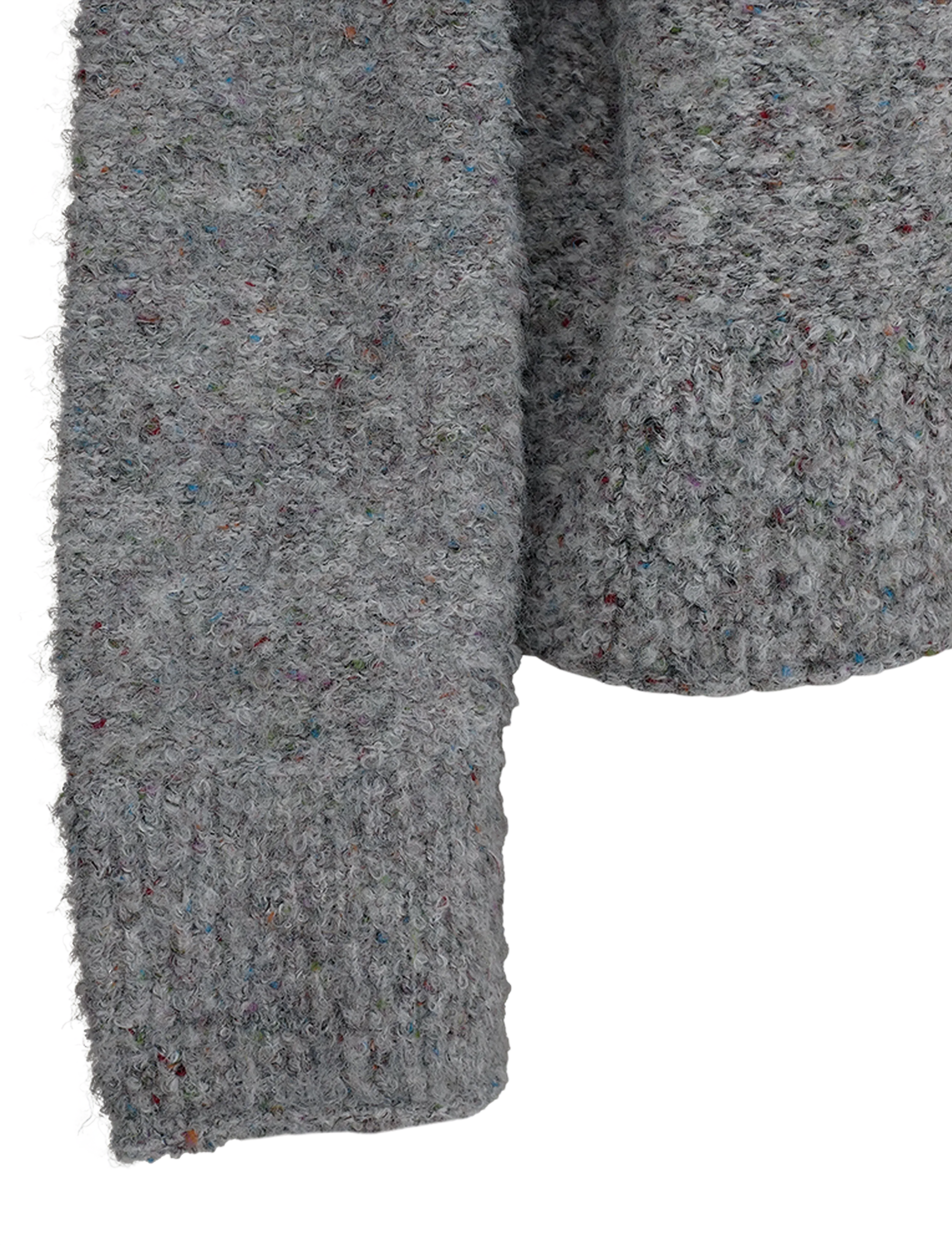 FREE/QUENT - FQGRSNEMES-PULLOVER - striktrøjer - dark grey melange - 2
