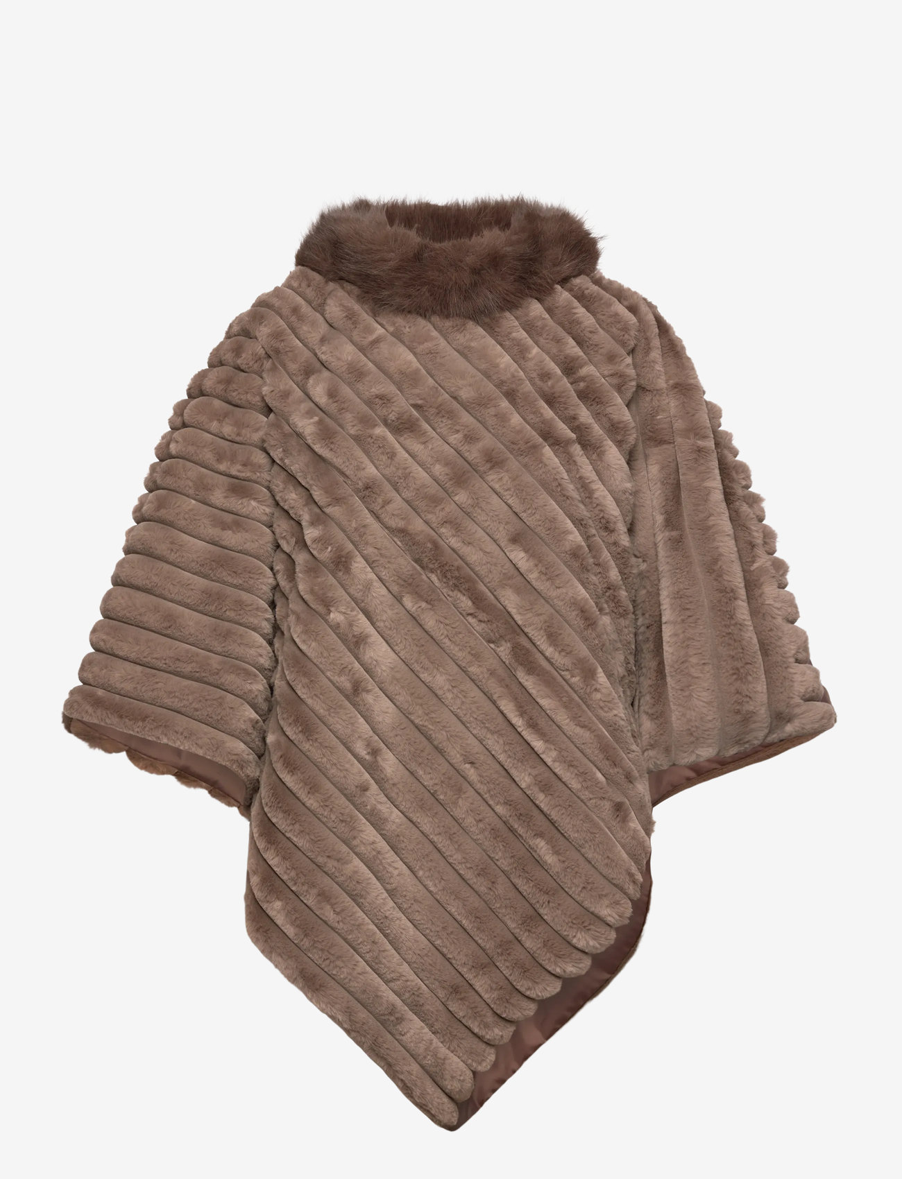 FREE/QUENT - FQKOKAN-CAPE - overtøj - desert taupe w. morel - 0