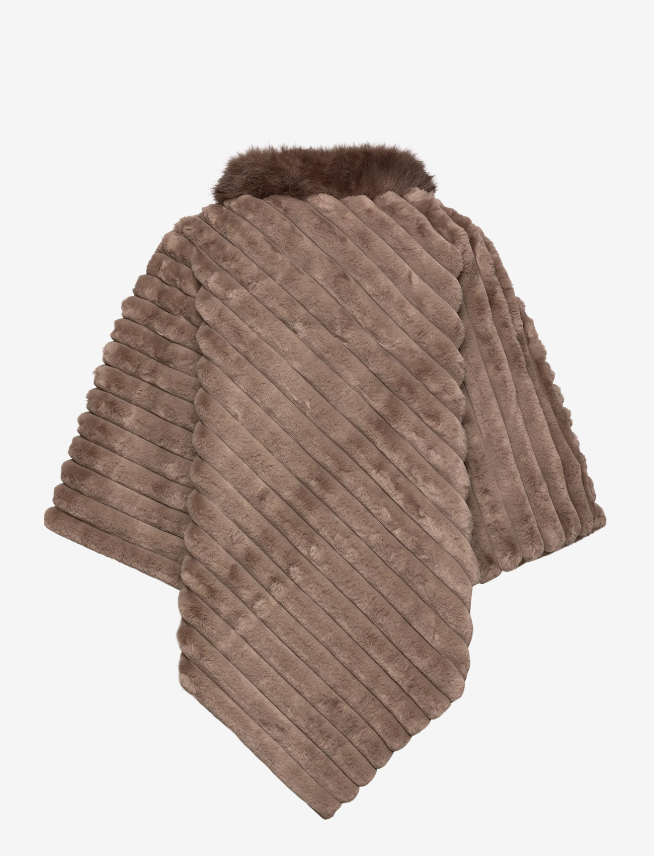 FREE/QUENT - FQKOKAN-CAPE - overtøj - desert taupe w. morel - 1