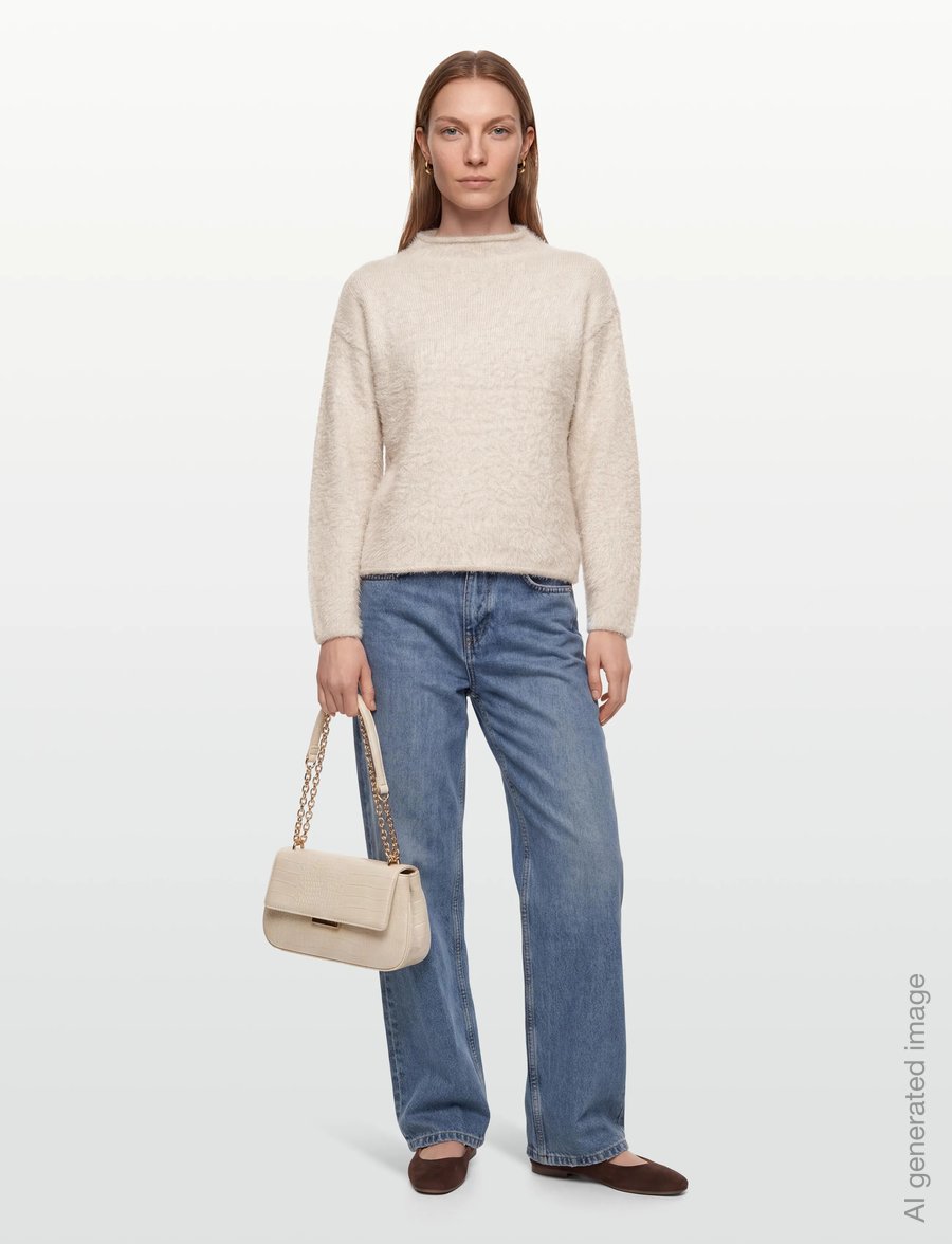 FREE/QUENT - Pullover - polotröjor - moonbeam - 0