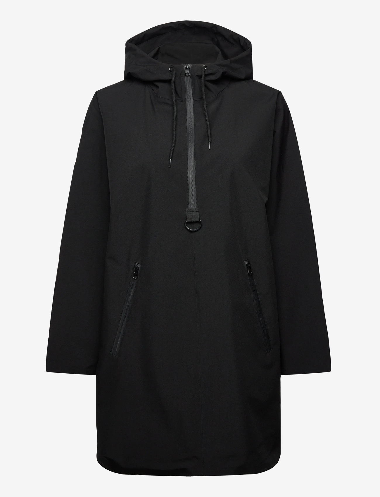 FREE/QUENT - Long poncho - black - 0