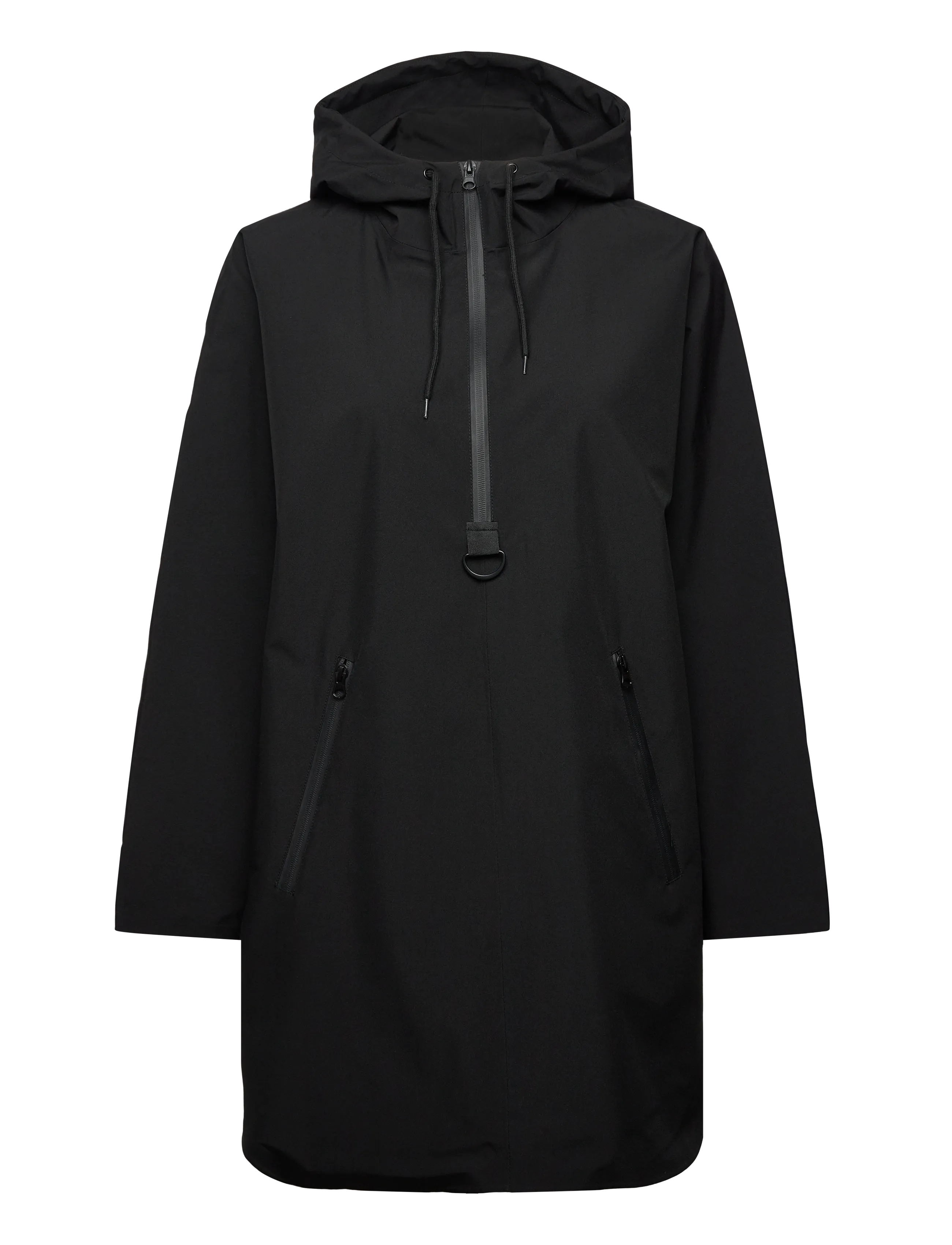 FREE/QUENT FQMOW-PONCHO - Riided - BLACK / black