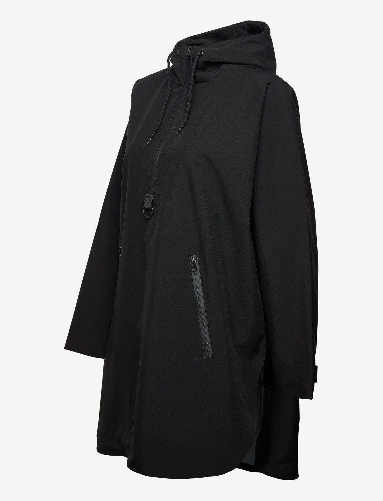 FREE/QUENT - Long poncho - black - 3