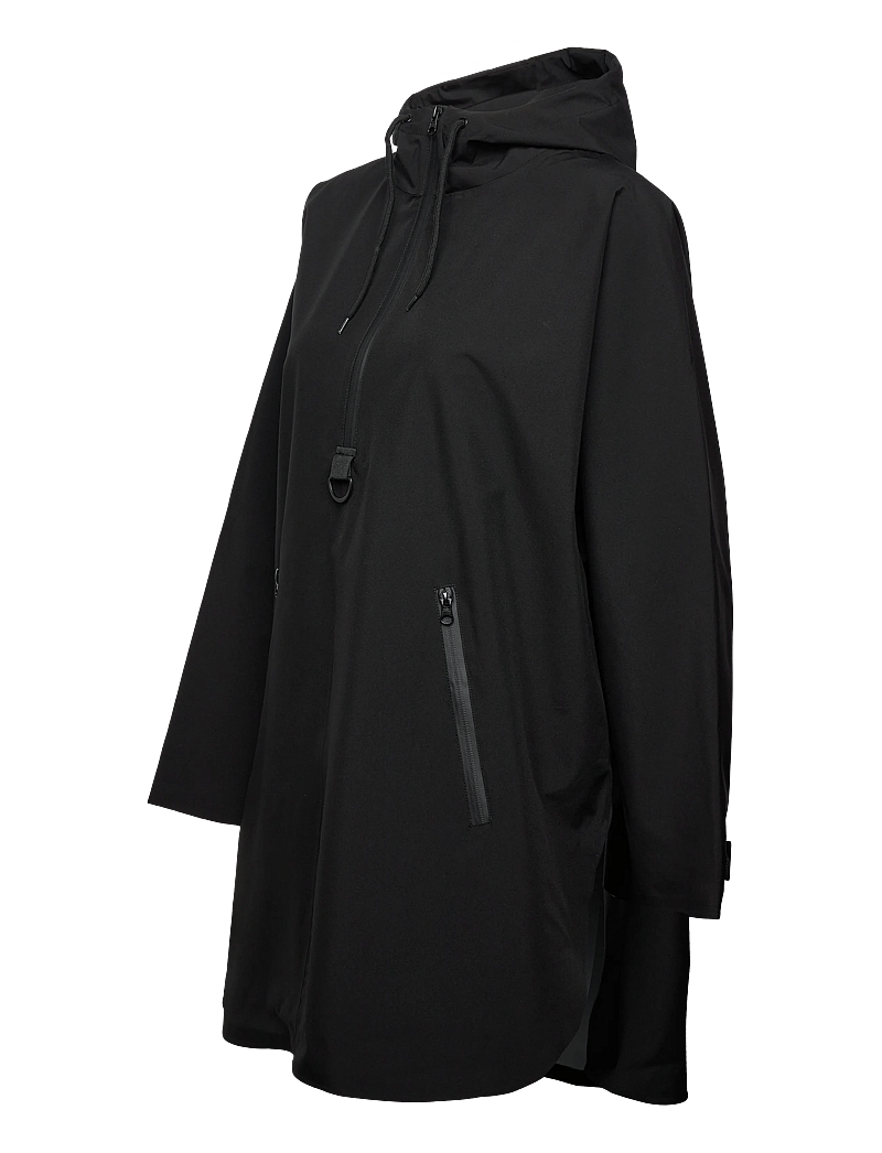FREE/QUENT - Long poncho - black - 3