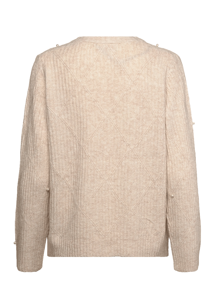 FREE/QUENT - FQPEARLY-PULLOVER - jumpers - moonbeam melange - 2