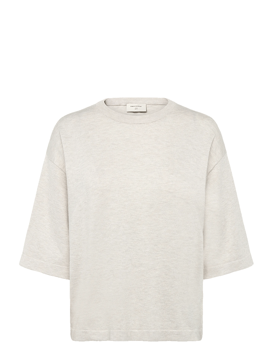 FREE/QUENT - FQCONNY-PULLOVER - pullover - moonbeam melange - 0