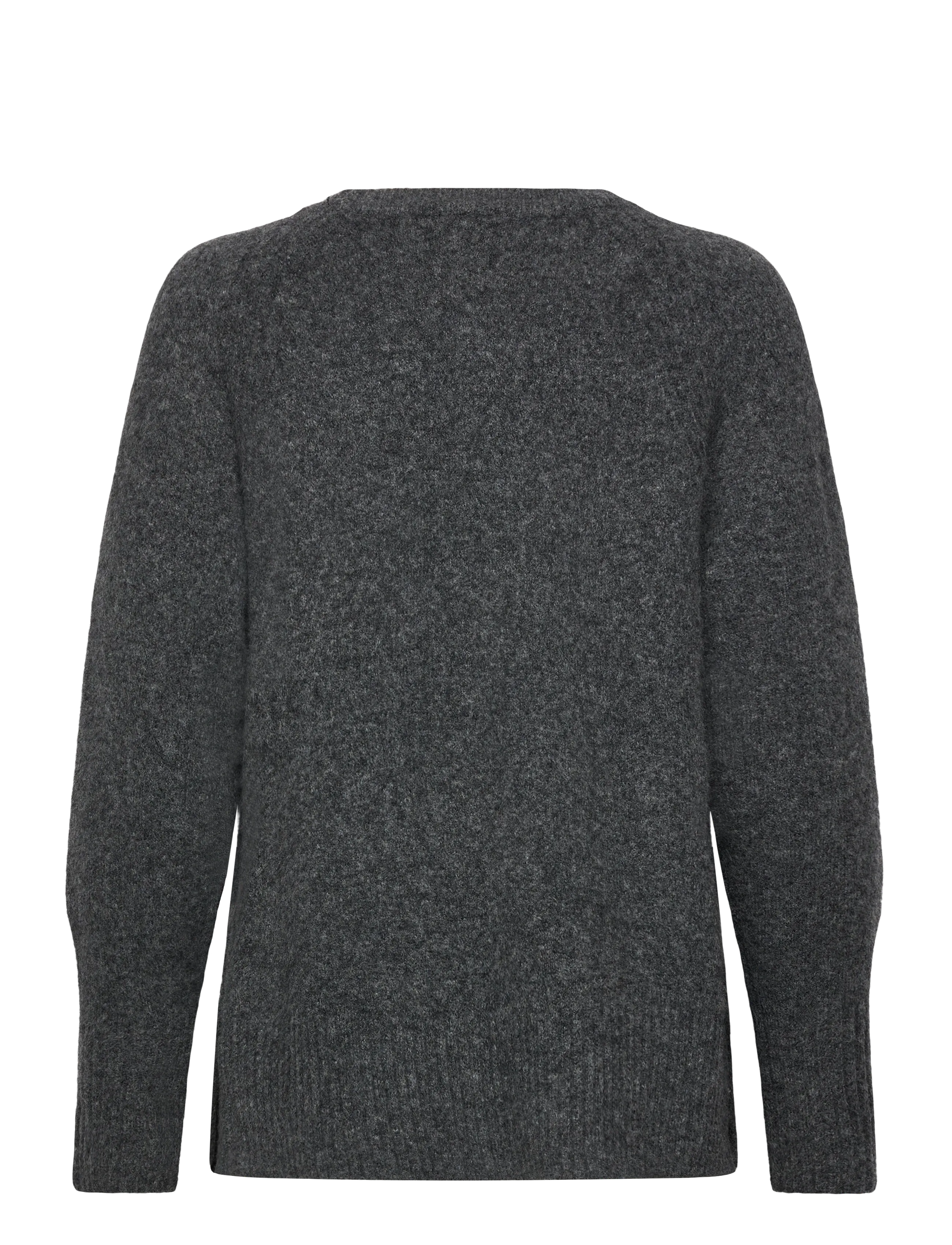 FREE/QUENT - FQGRSEVALIN-PULLOVER - swetry - dark grey melange - 1