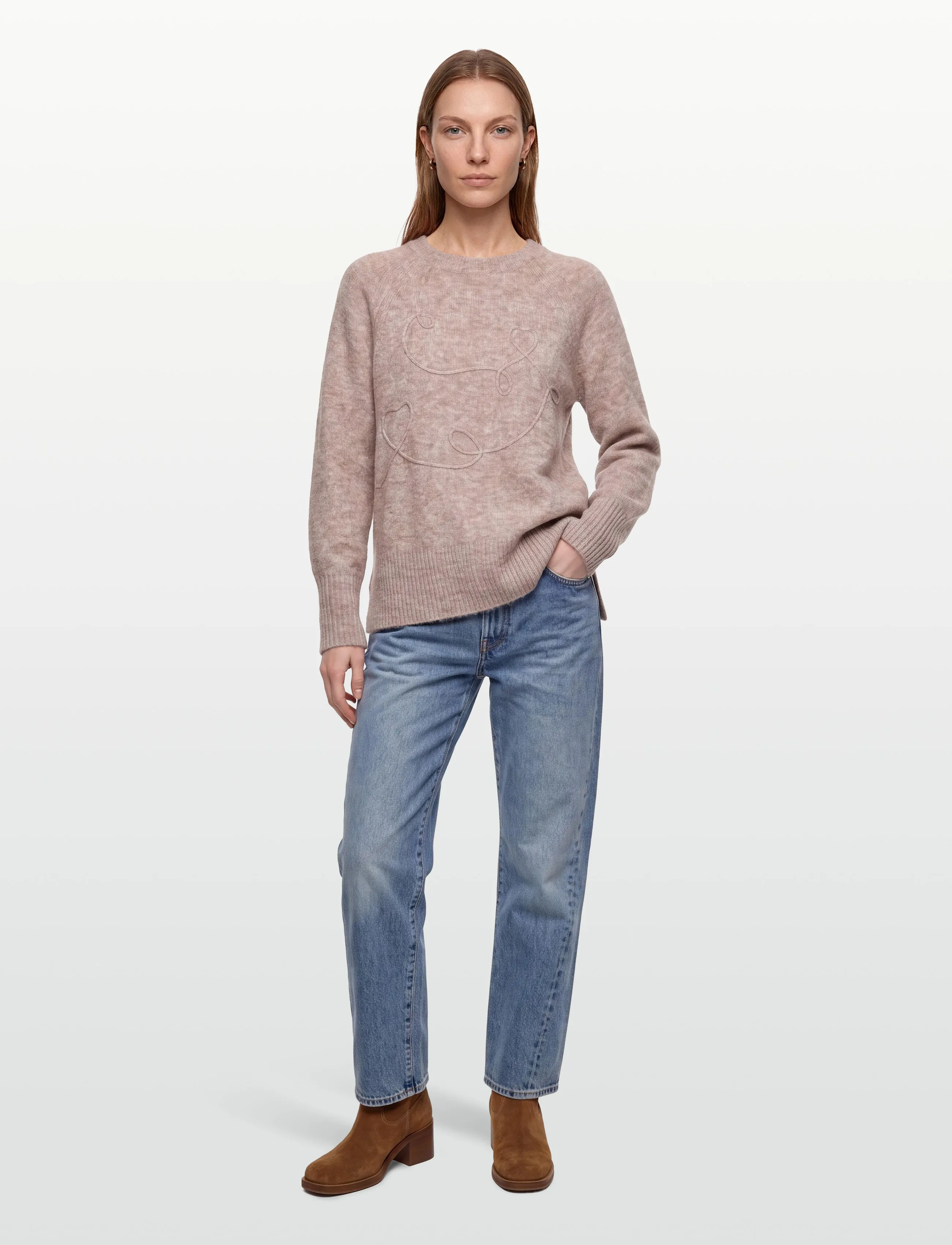 FREE/QUENT Fqgrsevalin-Pullover, XS, Beige, Strik > Trøjer, Dame