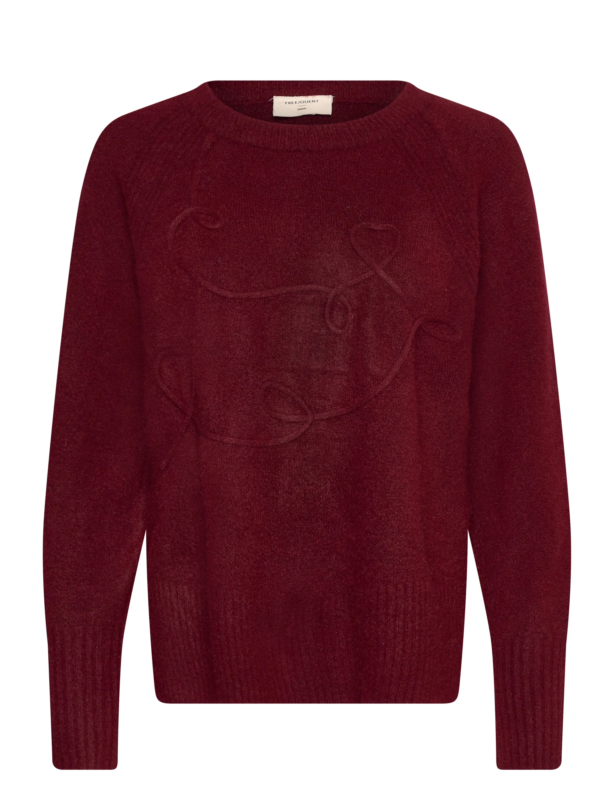 FREE/QUENT Fqgrsevalin-Pullover, XL, Burgundy, Strik > Trøjer, Dame