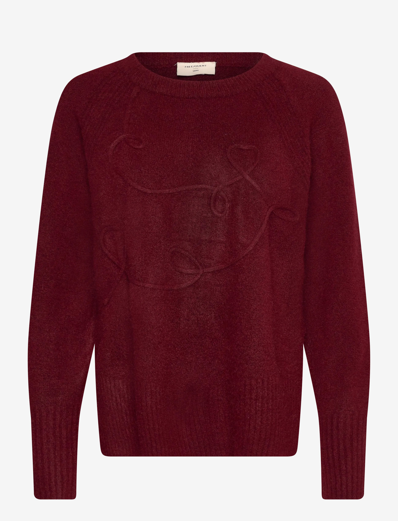 FREE/QUENT - FQGRSEVALIN-PULLOVER - stickade tröjor - port royale melange - 0