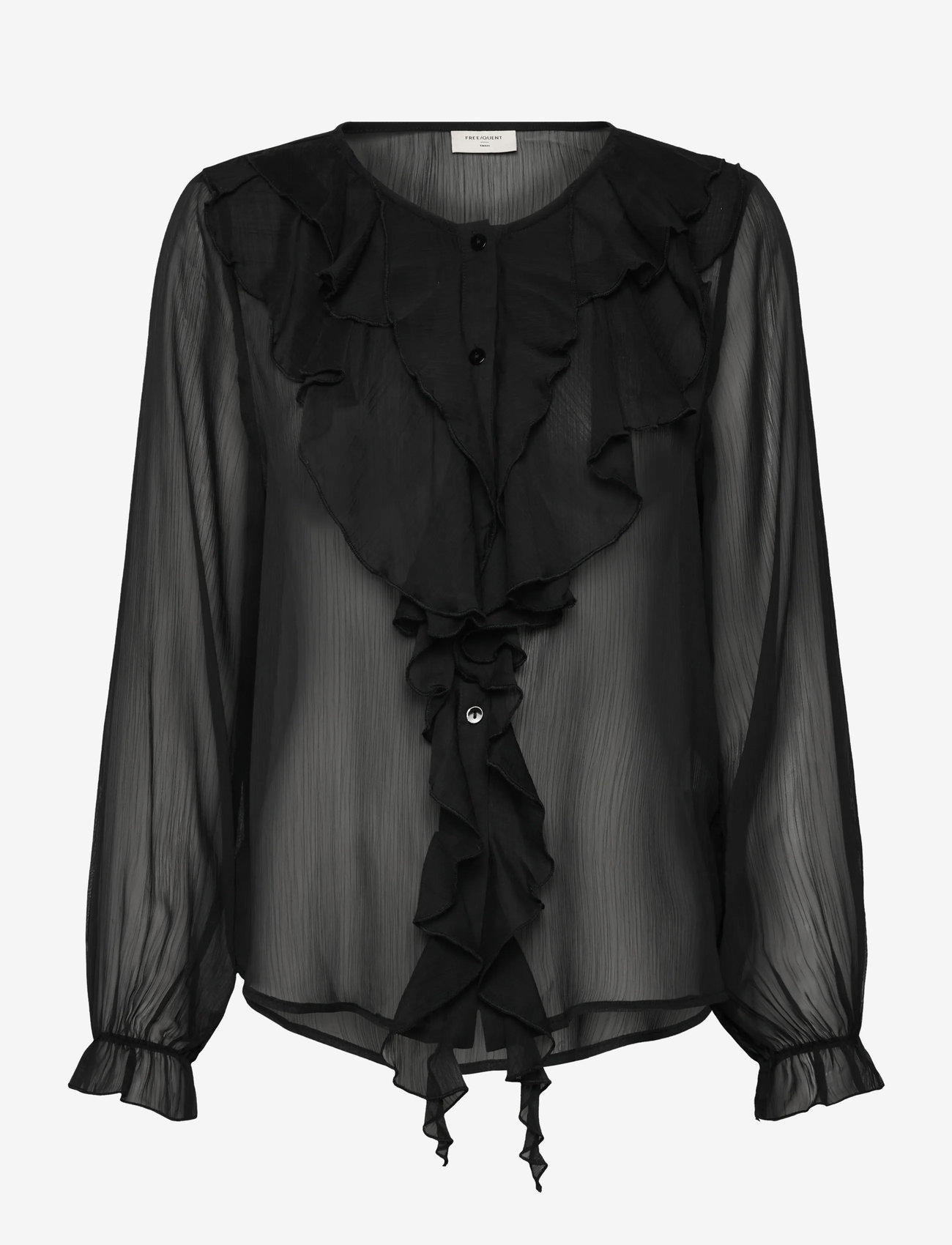 FREE/QUENT - FQDITTE-BLOUSE - långärmade blusar - black - 1