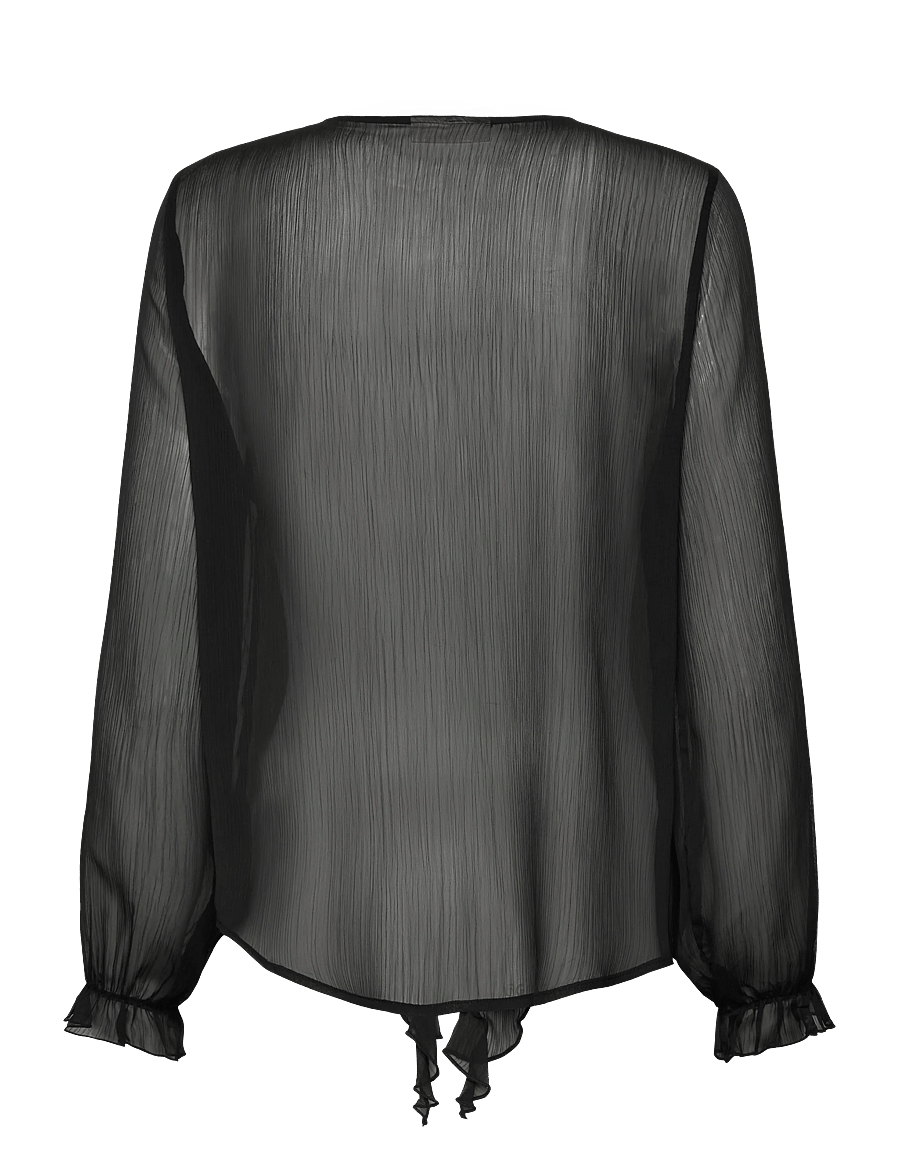 FREE/QUENT - FQDITTE-BLOUSE - langärmelige blusen - black - 2