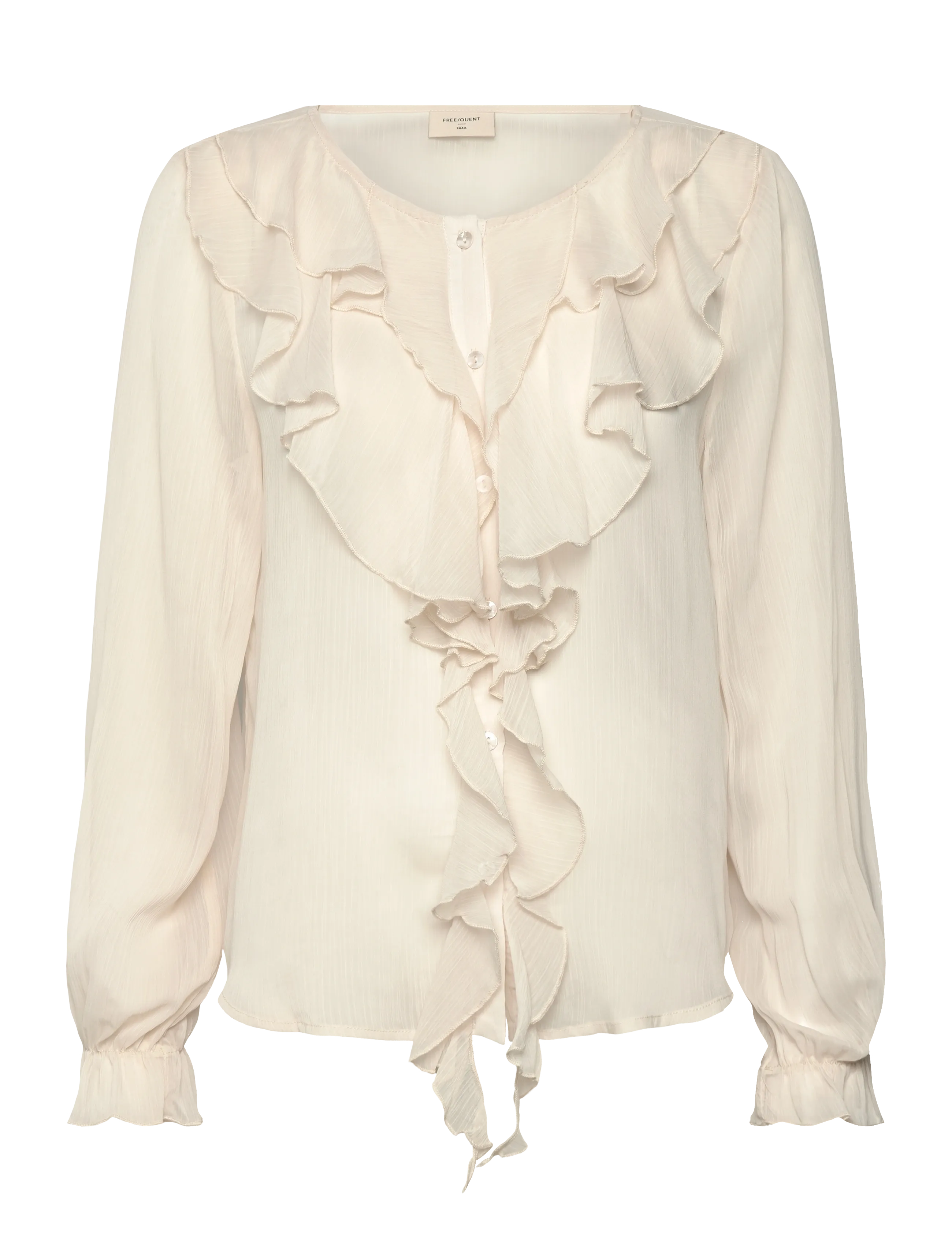 FREE/QUENT FQDITTE-BLOUSE - Bluser - MOONBEAM / cream